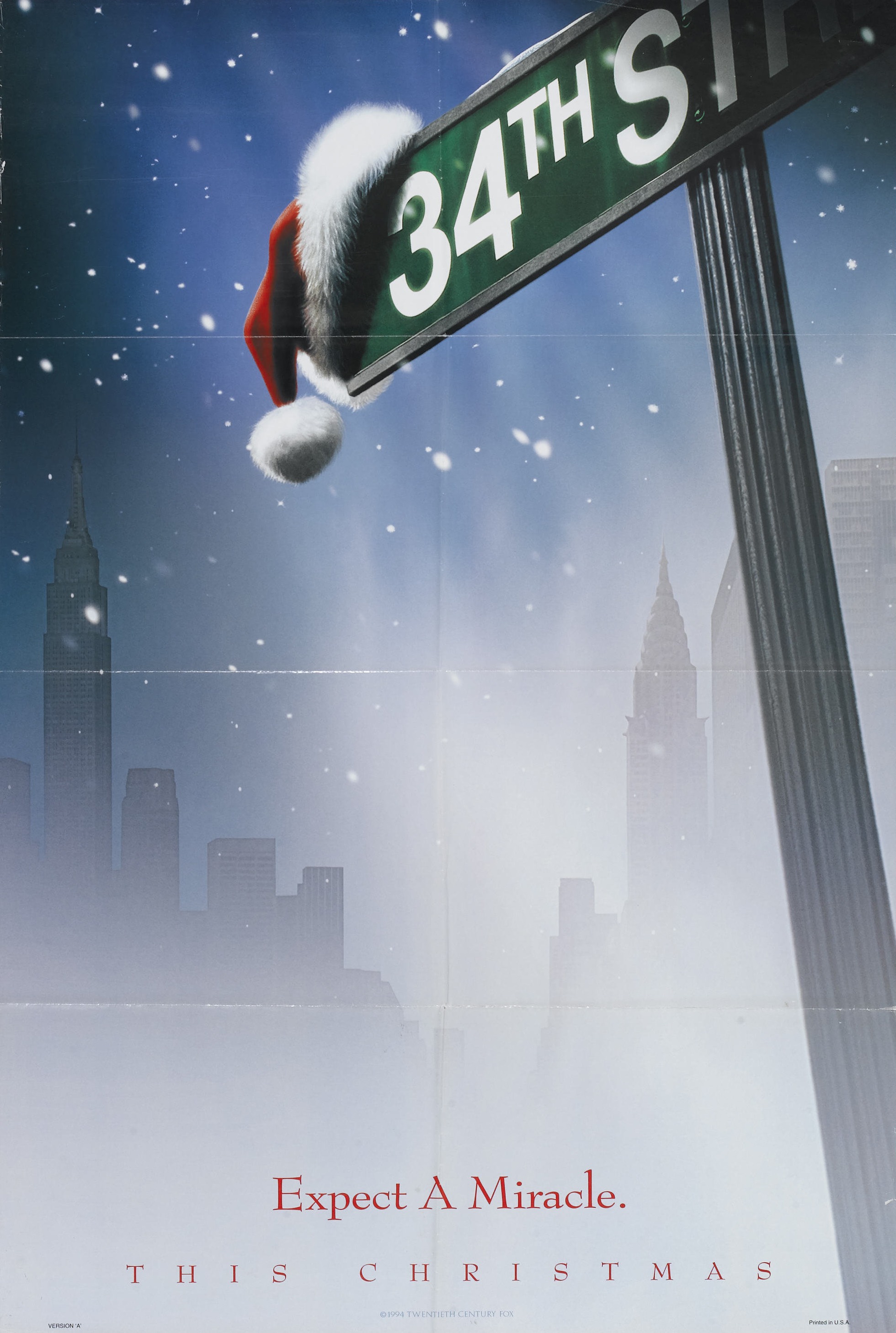 Mega Sized Movie Poster Image for Miracle On 34th Street (#2 of 2)