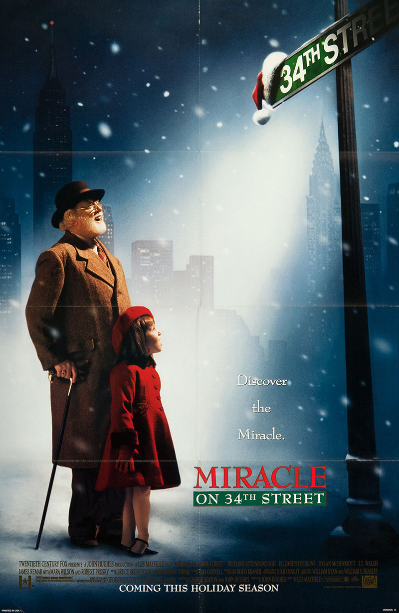 Extra Large Movie Poster Image for Miracle On 34th Street (#1 of 2)