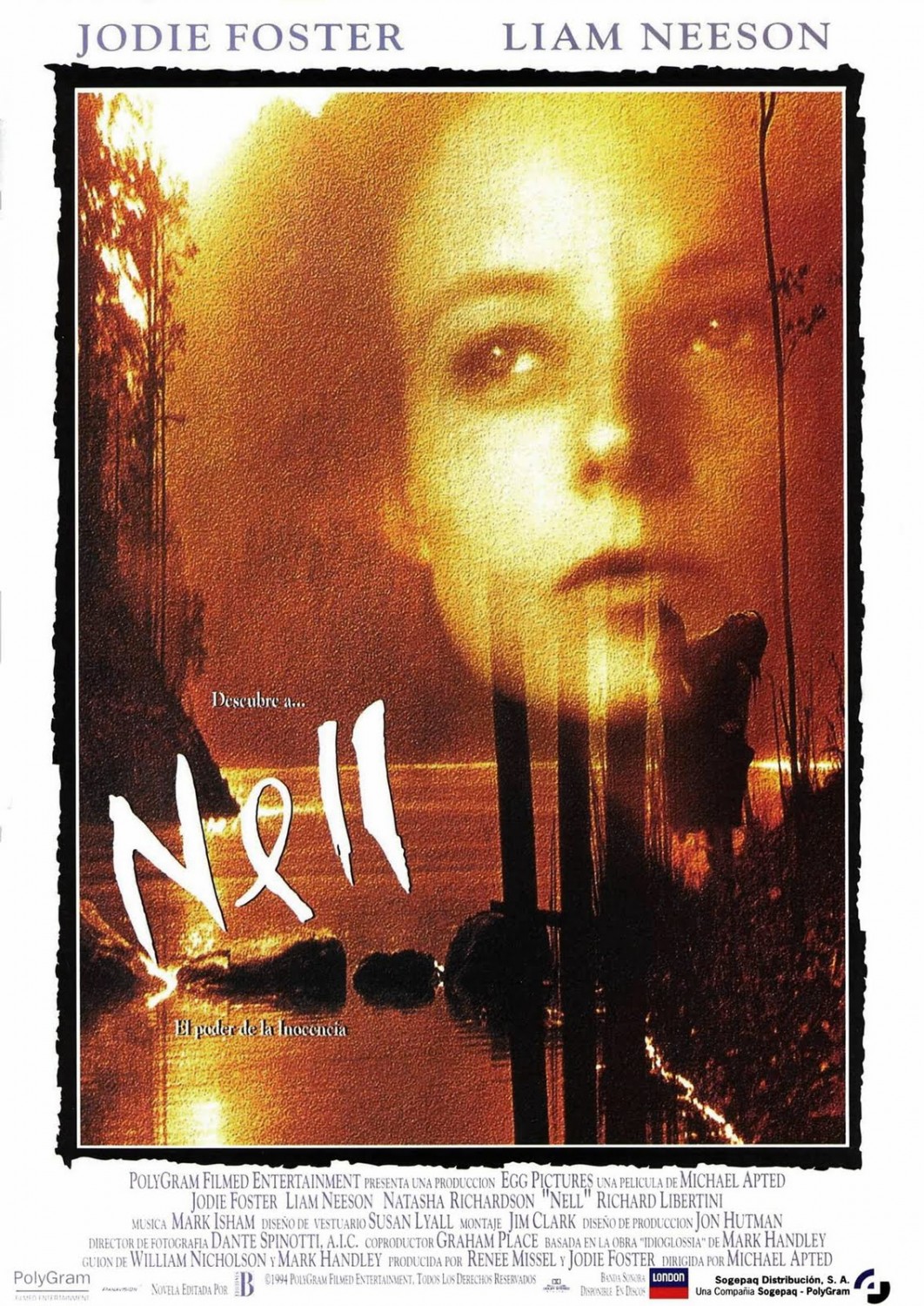 Extra Large Movie Poster Image for Nell (#4 of 4)