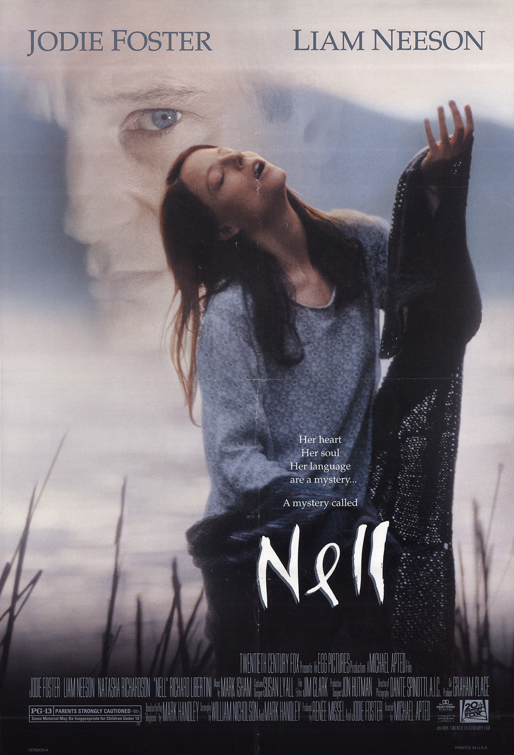 Extra Large Movie Poster Image for Nell (#1 of 4)