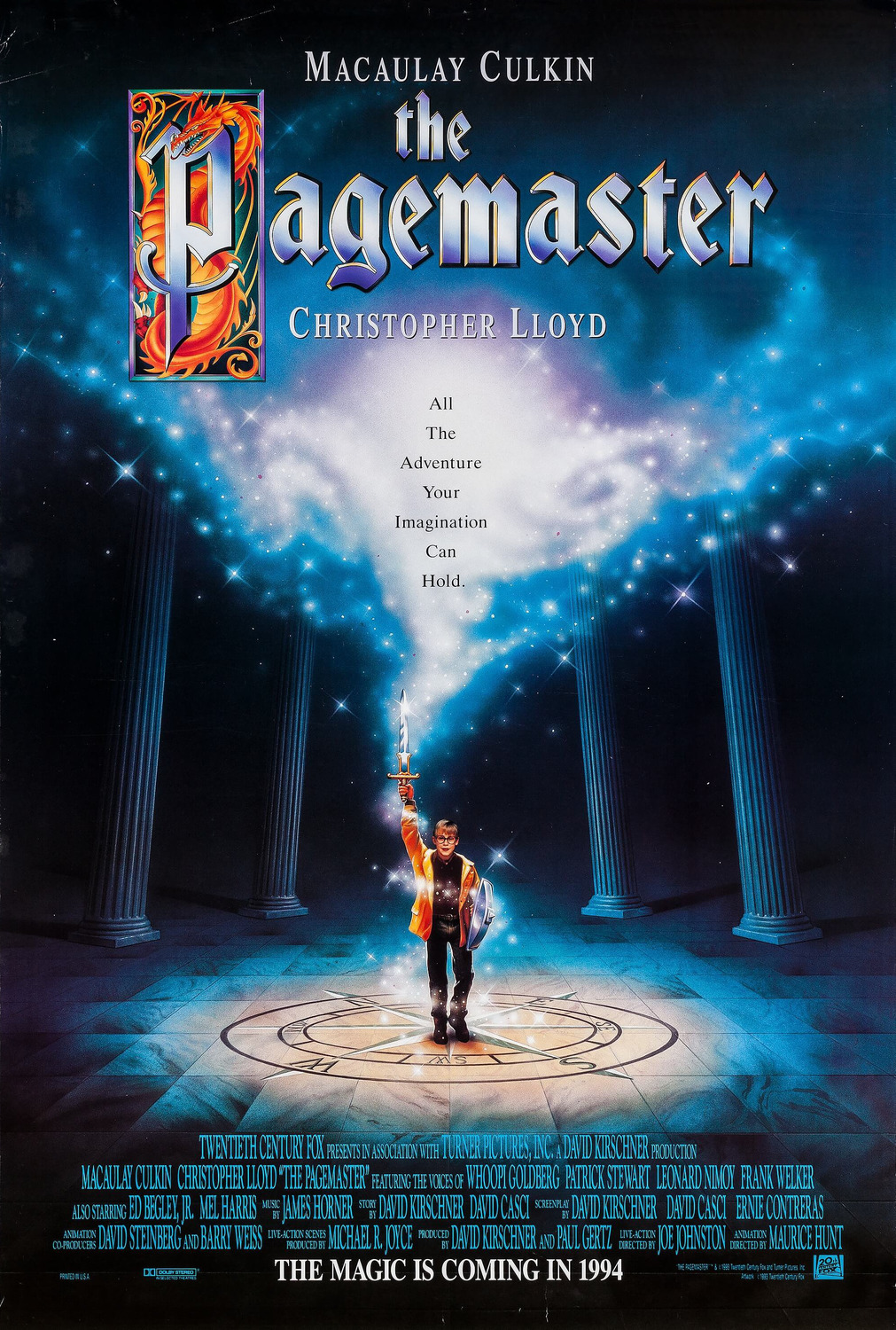 Extra Large Movie Poster Image for The Pagemaster (#1 of 3)