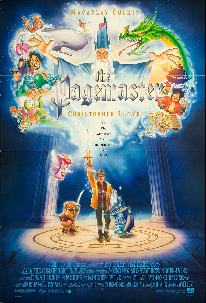 Extra Large Movie Poster Image for The Pagemaster (#2 of 3)