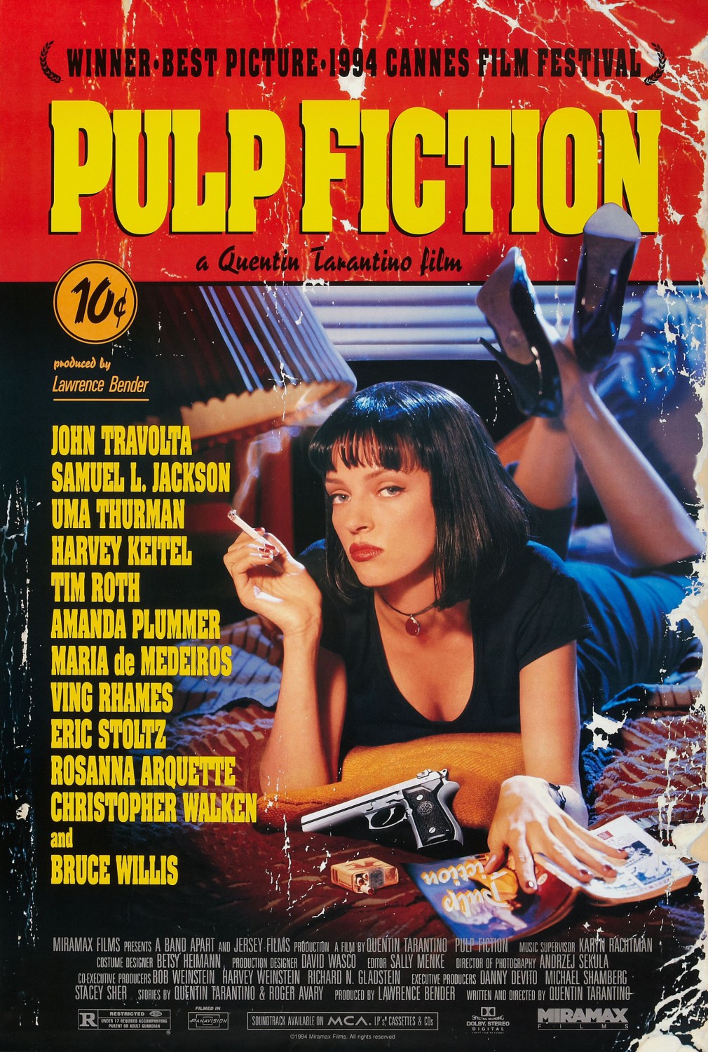 Extra Large Movie Poster Image for Pulp Fiction (#2 of 9)