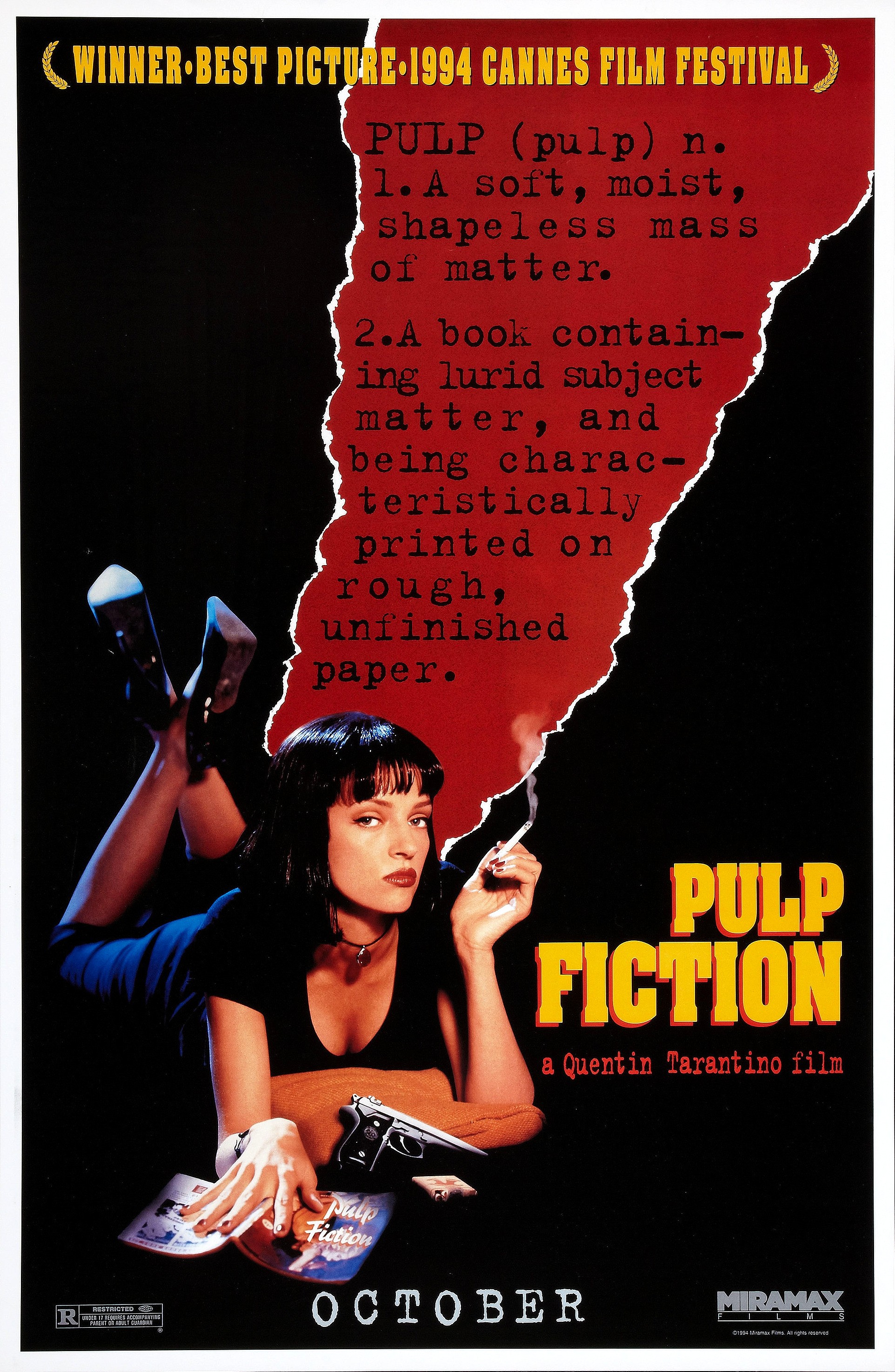 Mega Sized Movie Poster Image for Pulp Fiction (#3 of 9)