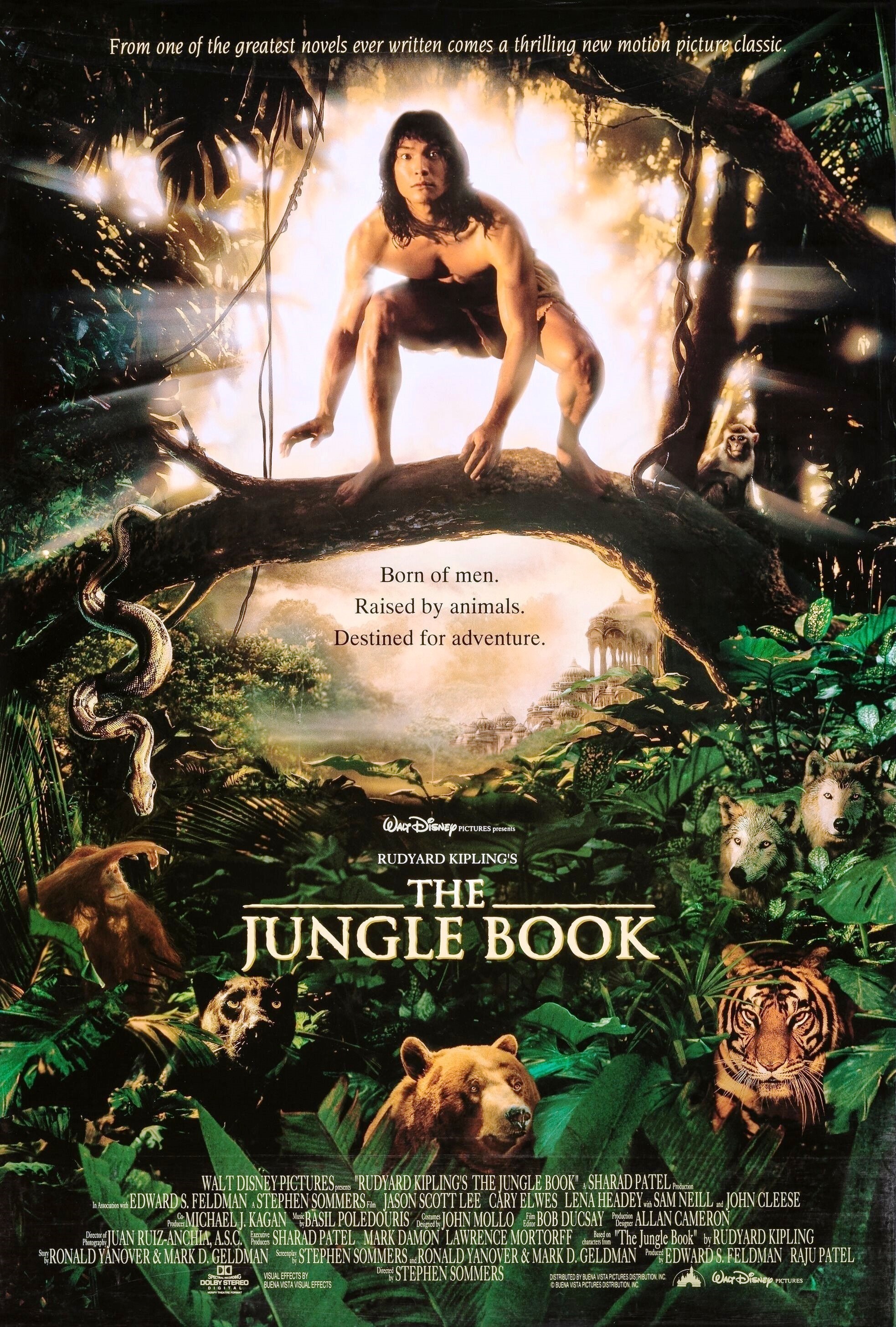 Mega Sized Movie Poster Image for Rudyard Kipling's The Jungle Book 