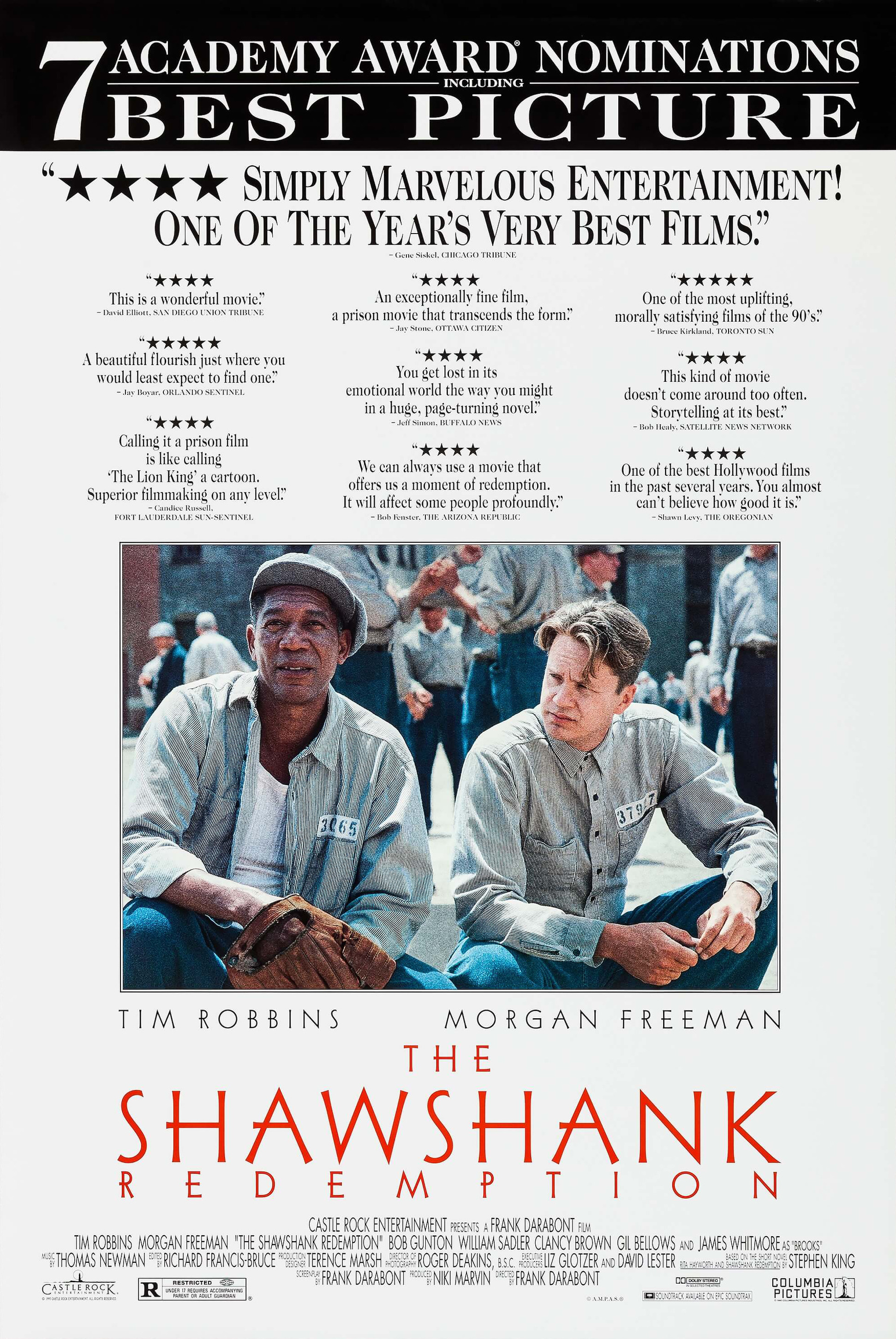 Mega Sized Movie Poster Image for The Shawshank Redemption (#3 of 7)