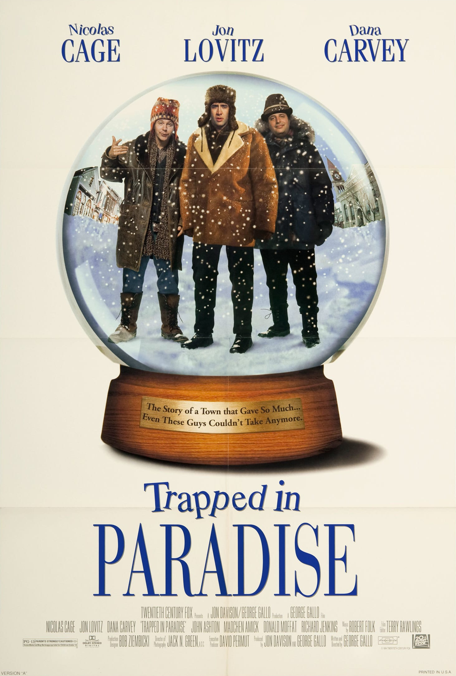 Mega Sized Movie Poster Image for Trapped In Paradise (#1 of 2)