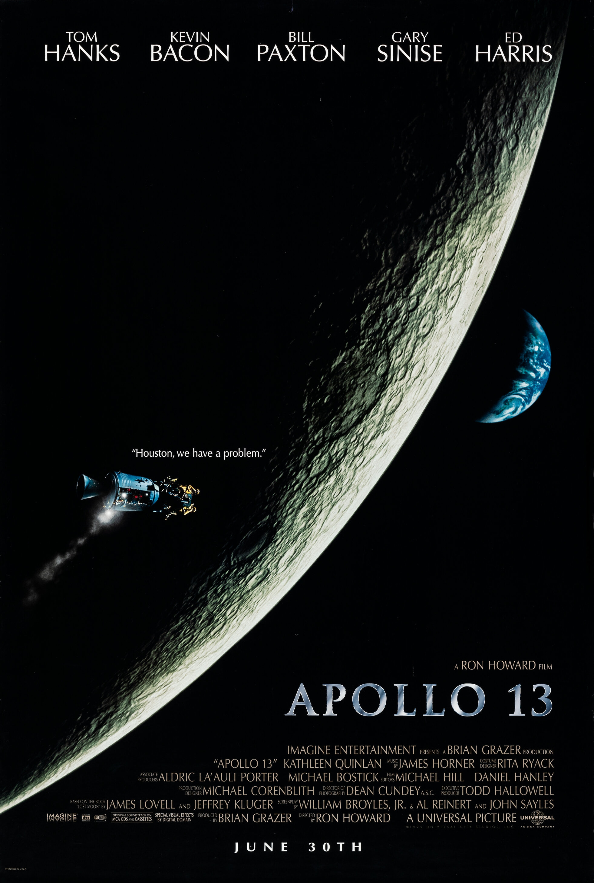 Mega Sized Movie Poster Image for Apollo 13 (#1 of 2)