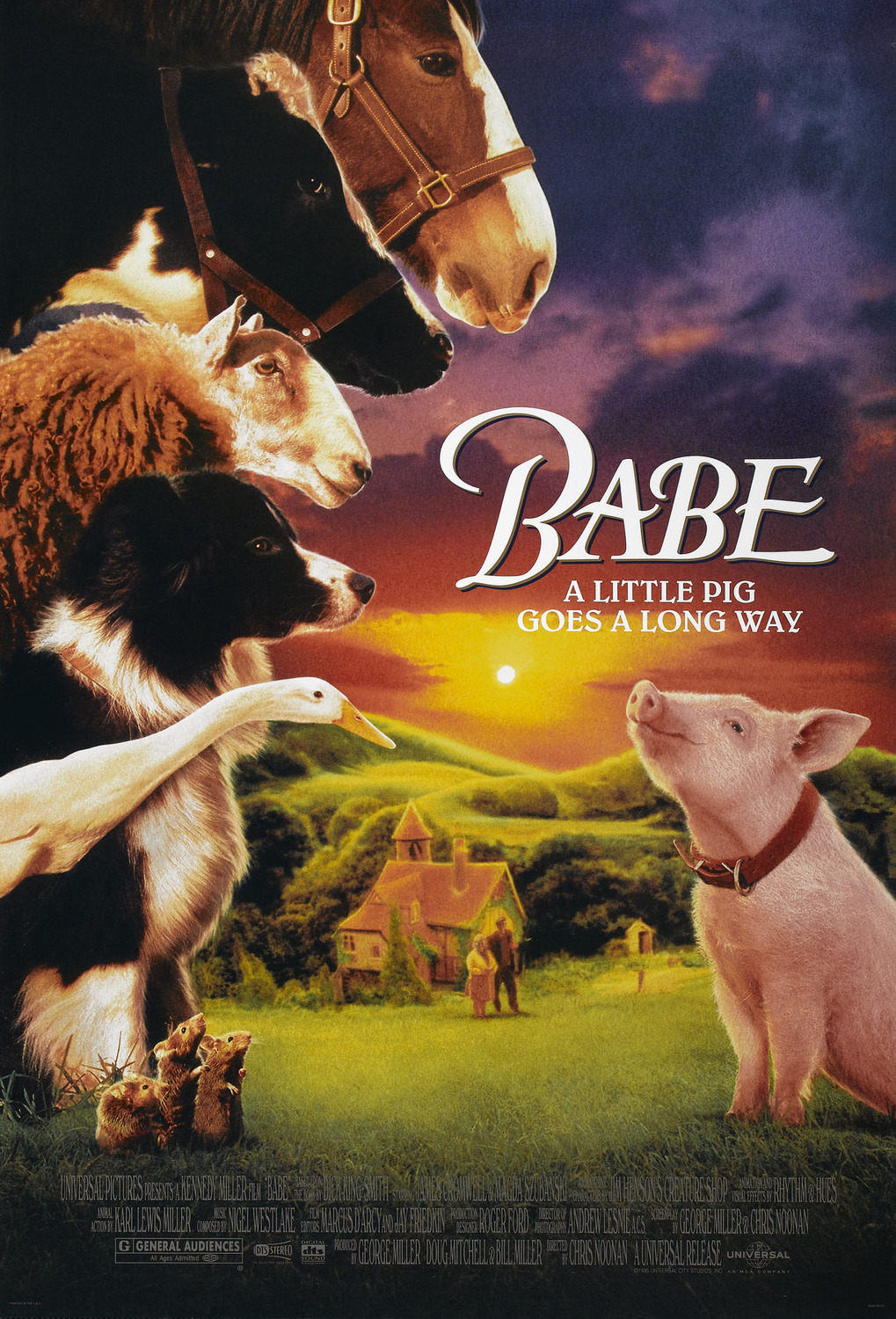 Extra Large Movie Poster Image for Babe 