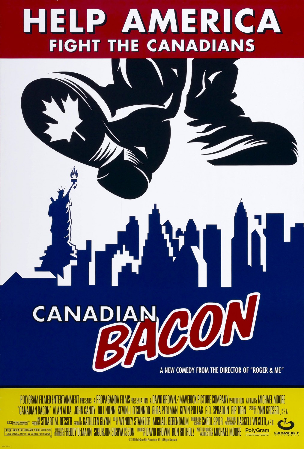 Extra Large Movie Poster Image for Canadian Bacon 