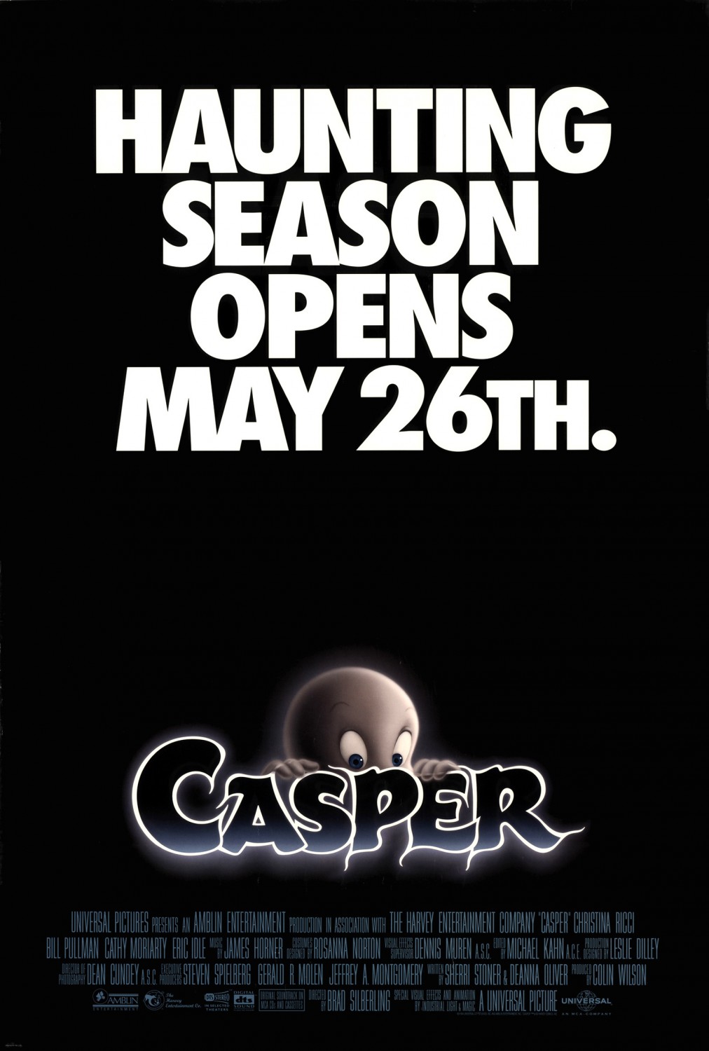 Extra Large Movie Poster Image for Casper (#1 of 4)