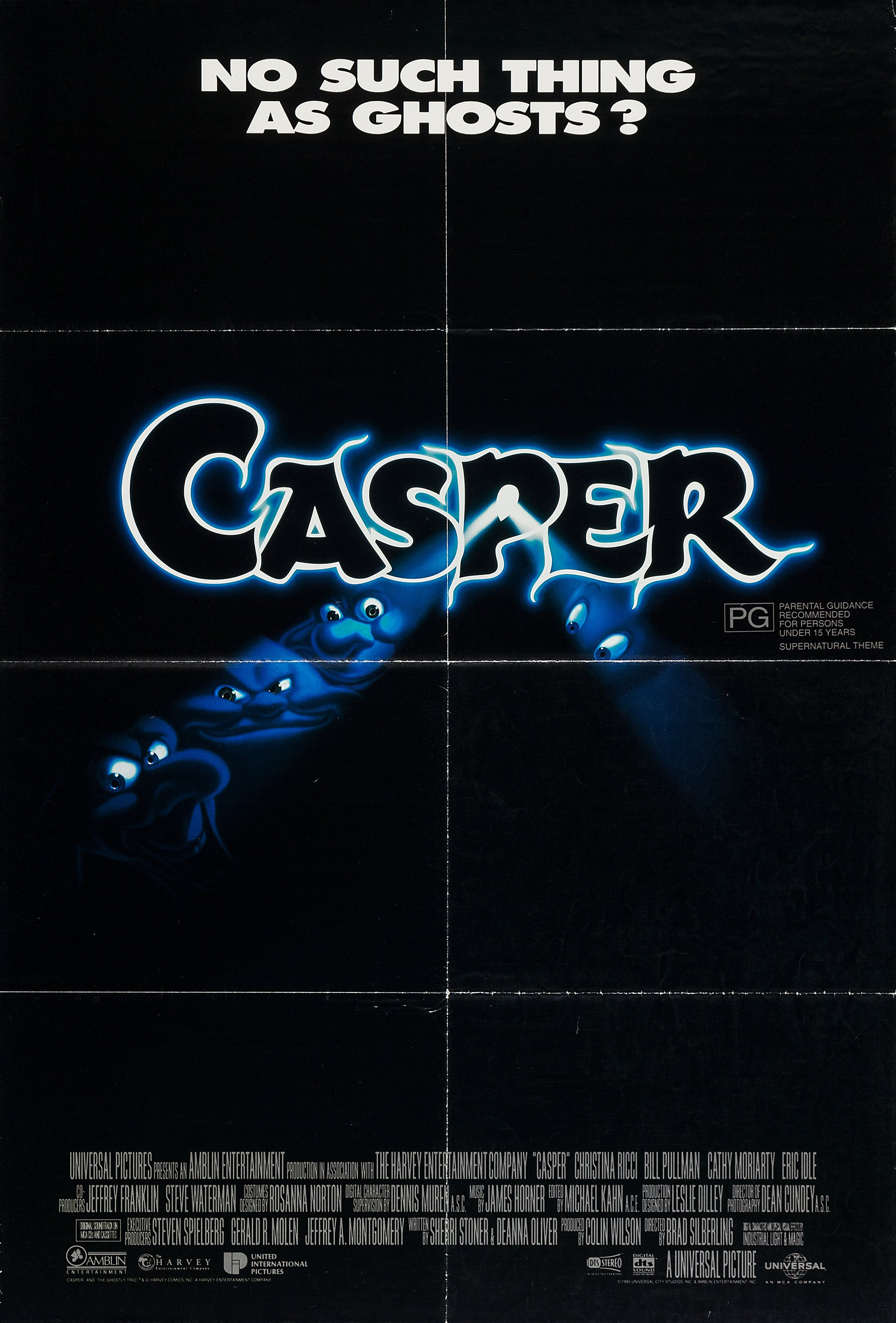 Mega Sized Movie Poster Image for Casper (#4 of 4)