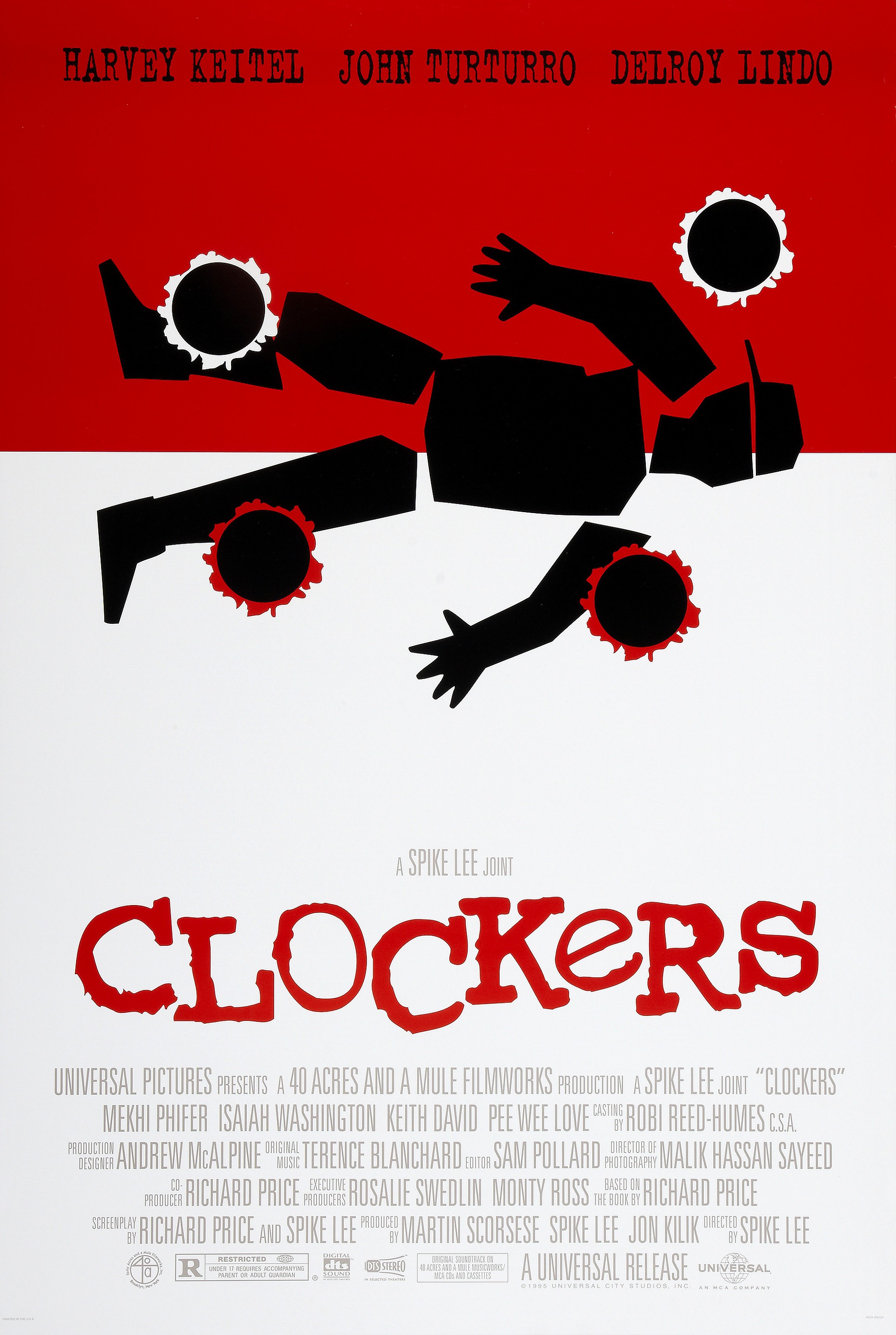 Mega Sized Movie Poster Image for Clockers (#1 of 2)