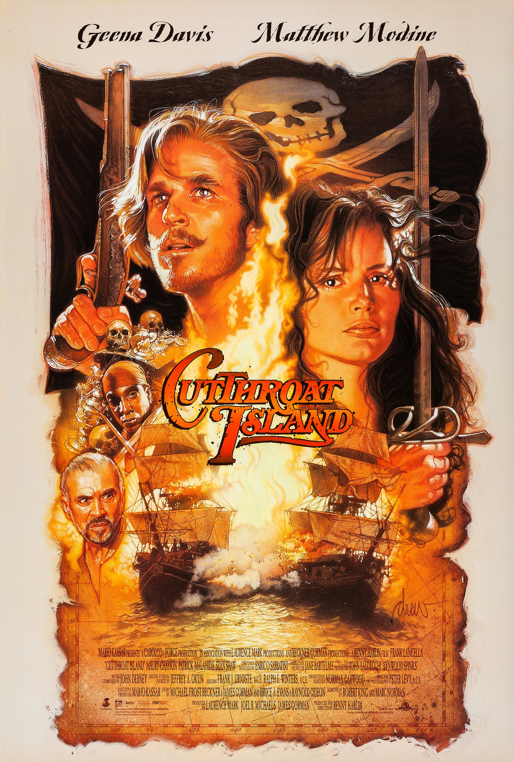 Extra Large Movie Poster Image for Cutthroat Island (#2 of 2)