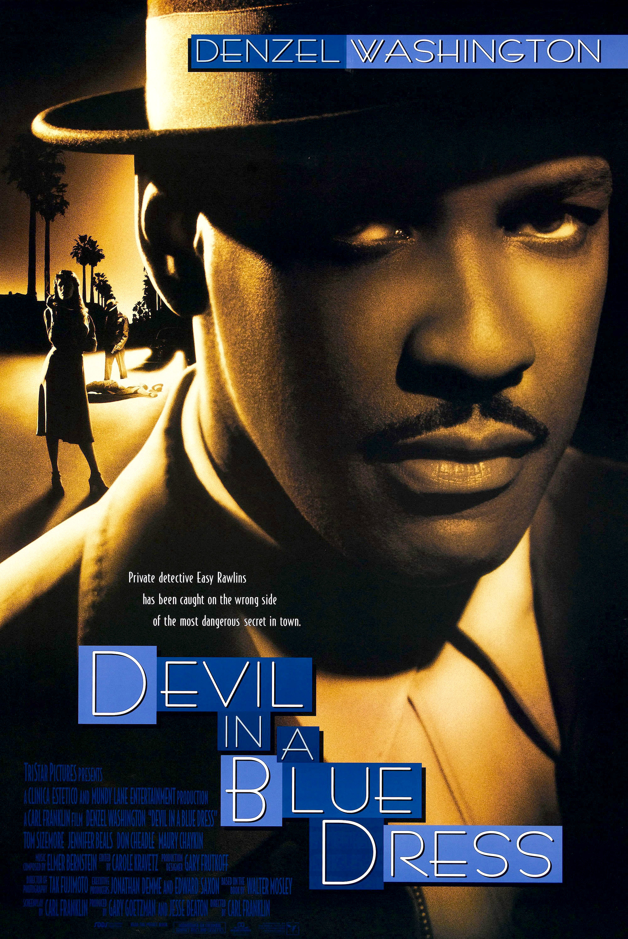 Mega Sized Movie Poster Image for Devil In A Blue Dress 