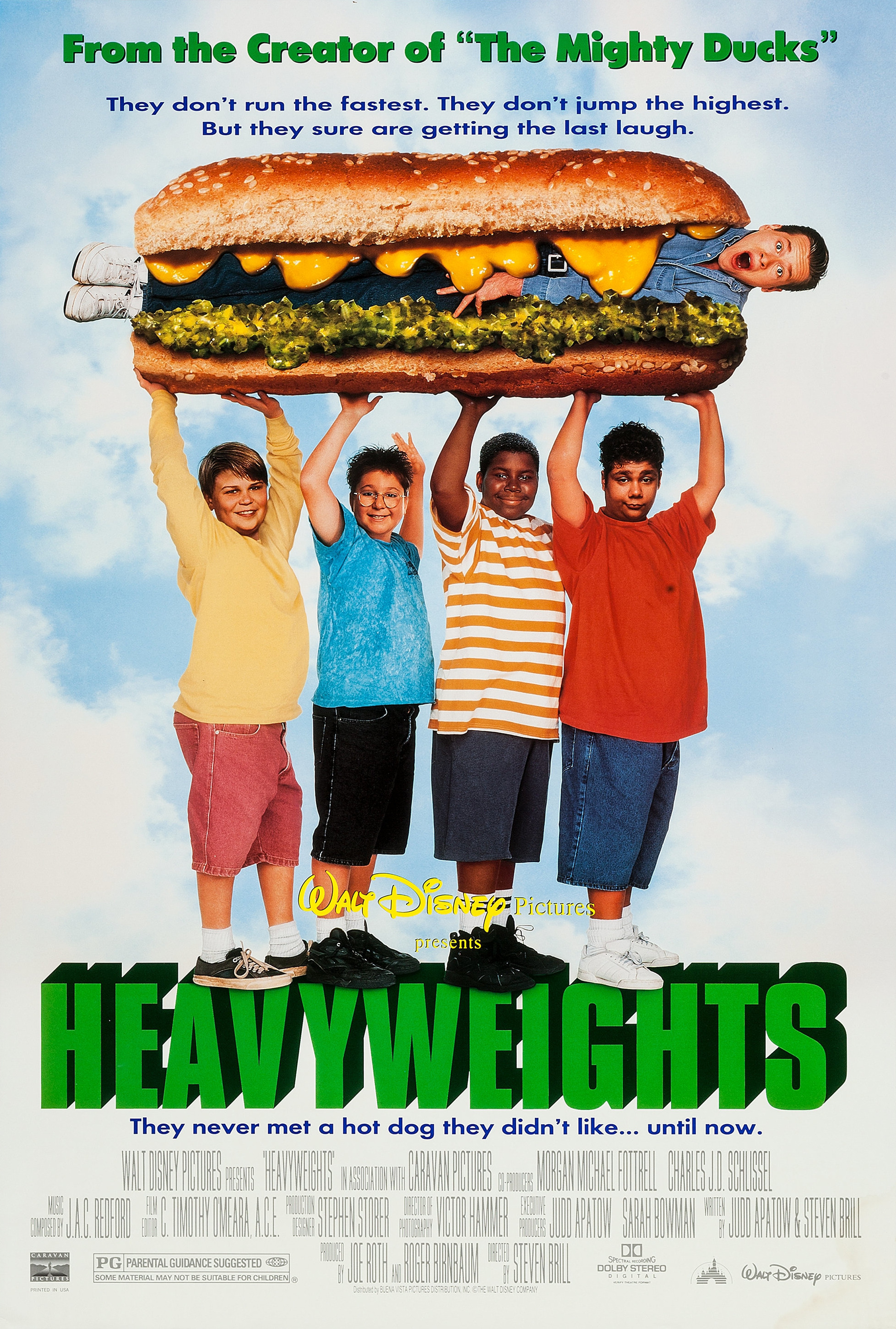 Mega Sized Movie Poster Image for Heavyweights 
