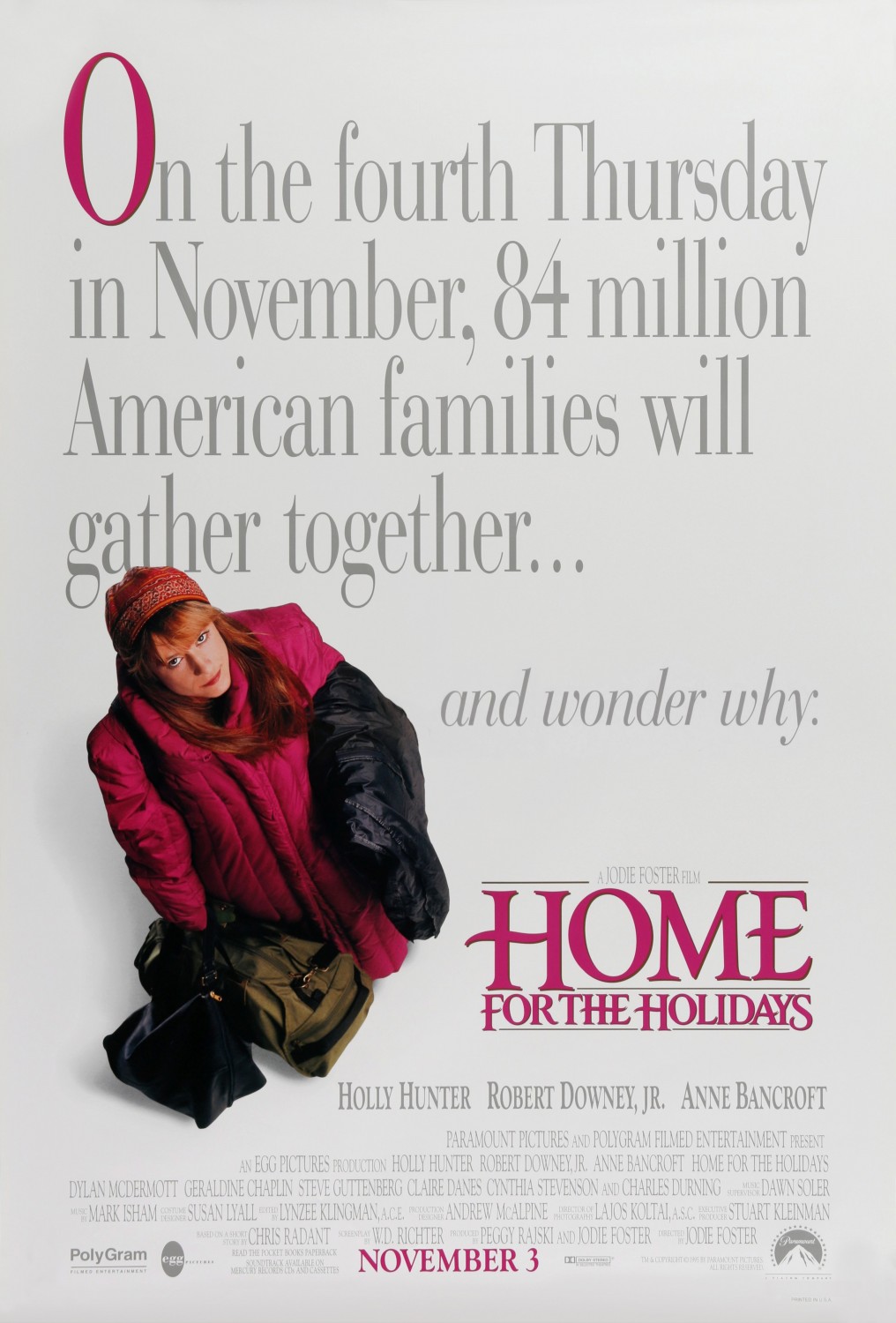Extra Large Movie Poster Image for Home For The Holidays (#3 of 5)