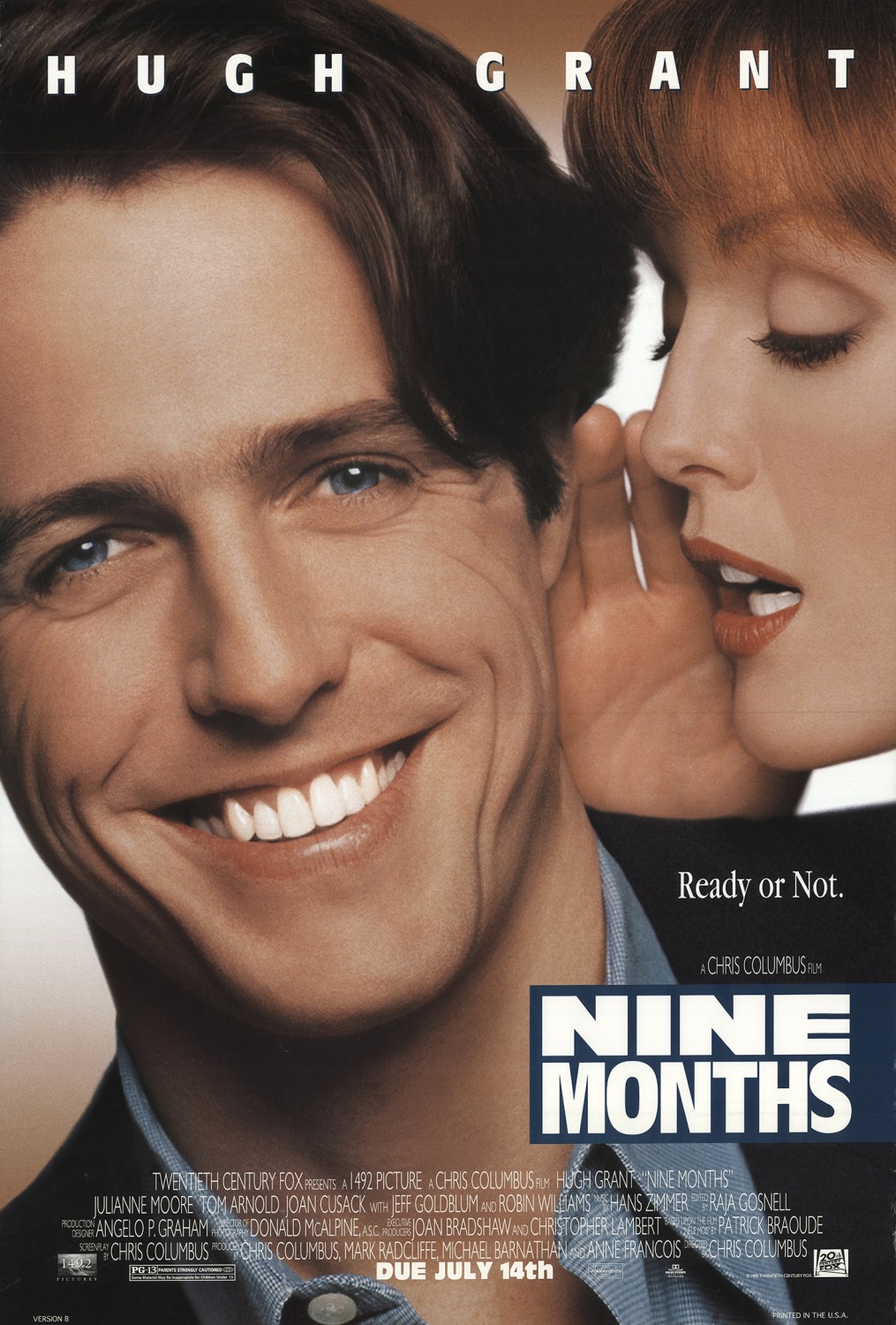 Extra Large Movie Poster Image for Nine Months (#1 of 2)