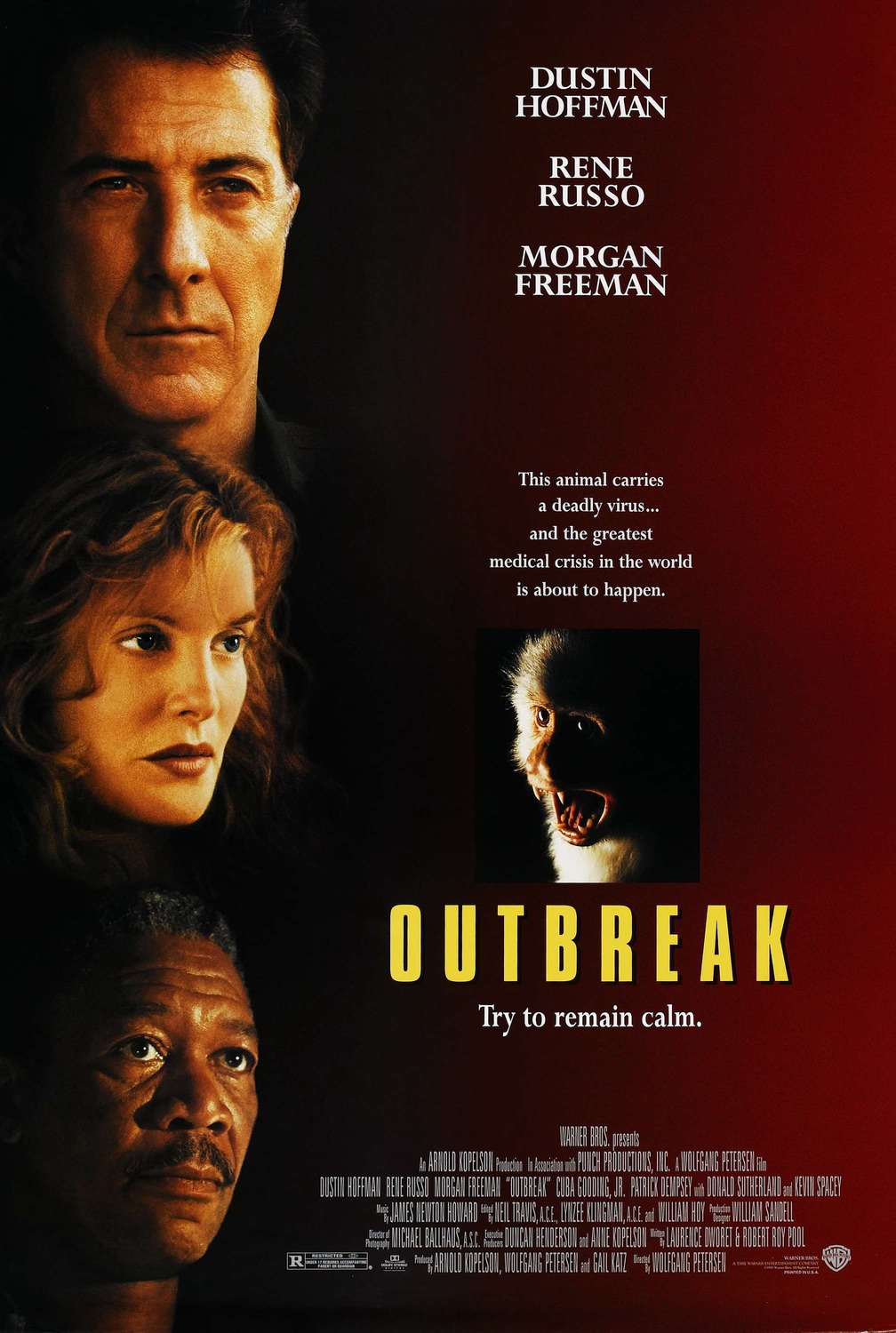 Extra Large Movie Poster Image for Outbreak (#1 of 2)