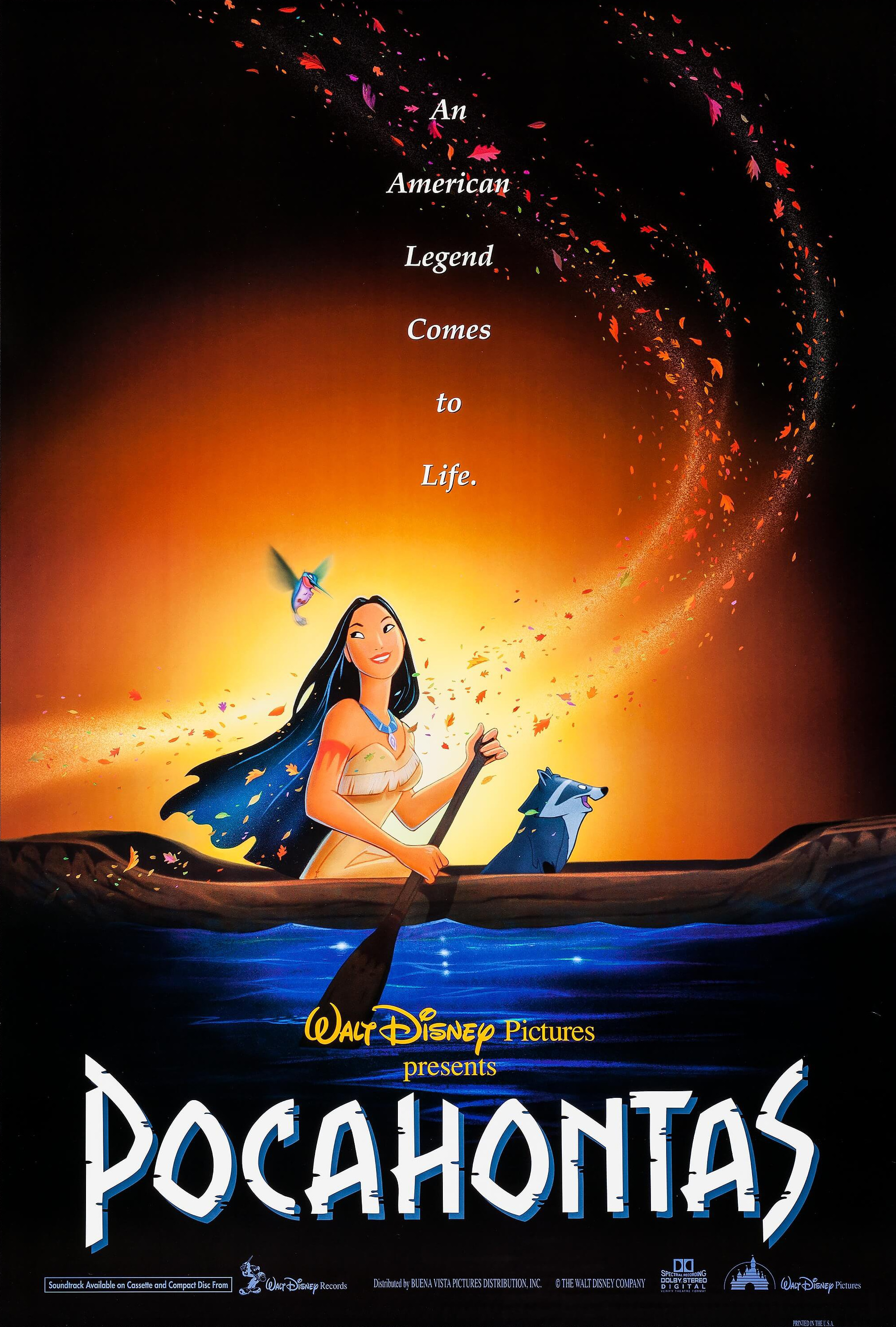 Mega Sized Movie Poster Image for Pocahontas (#1 of 4)