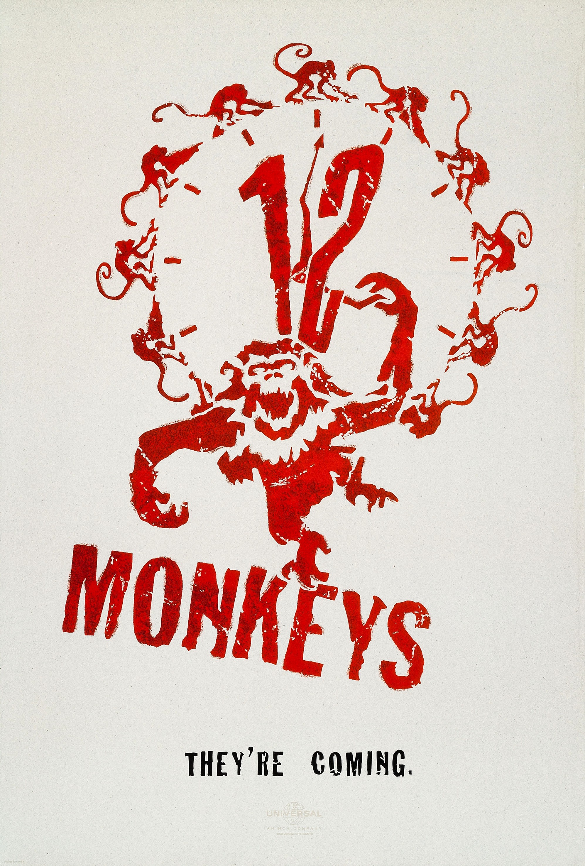 Mega Sized Movie Poster Image for 12 Monkeys (#1 of 4)