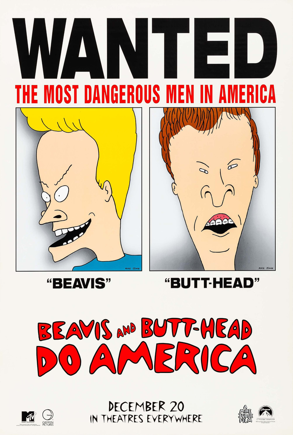 Extra Large Movie Poster Image for Beavis And Butt-head Do America (#1 of 2)
