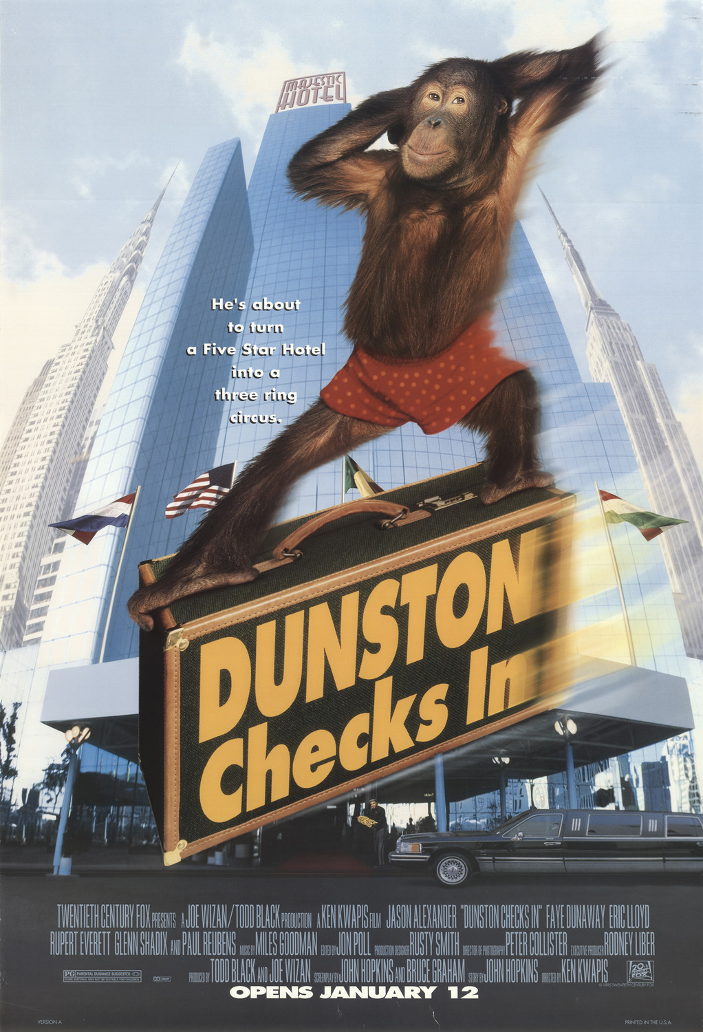 Extra Large Movie Poster Image for Dunston Checks In (#1 of 2)