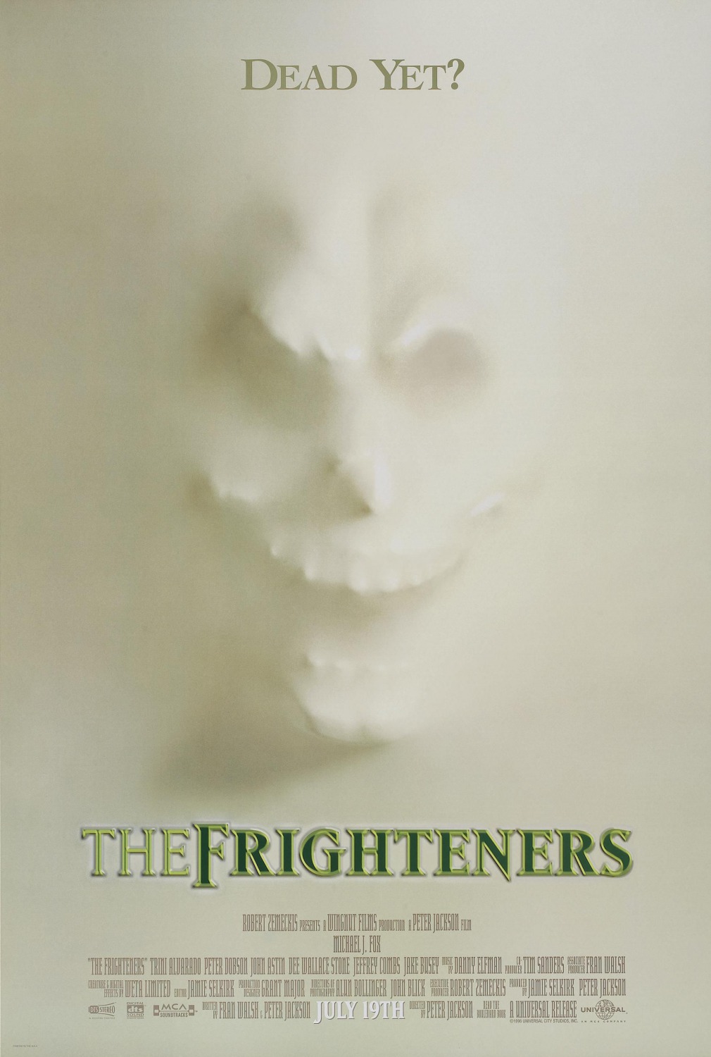 Extra Large Movie Poster Image for The Frighteners (#1 of 2)