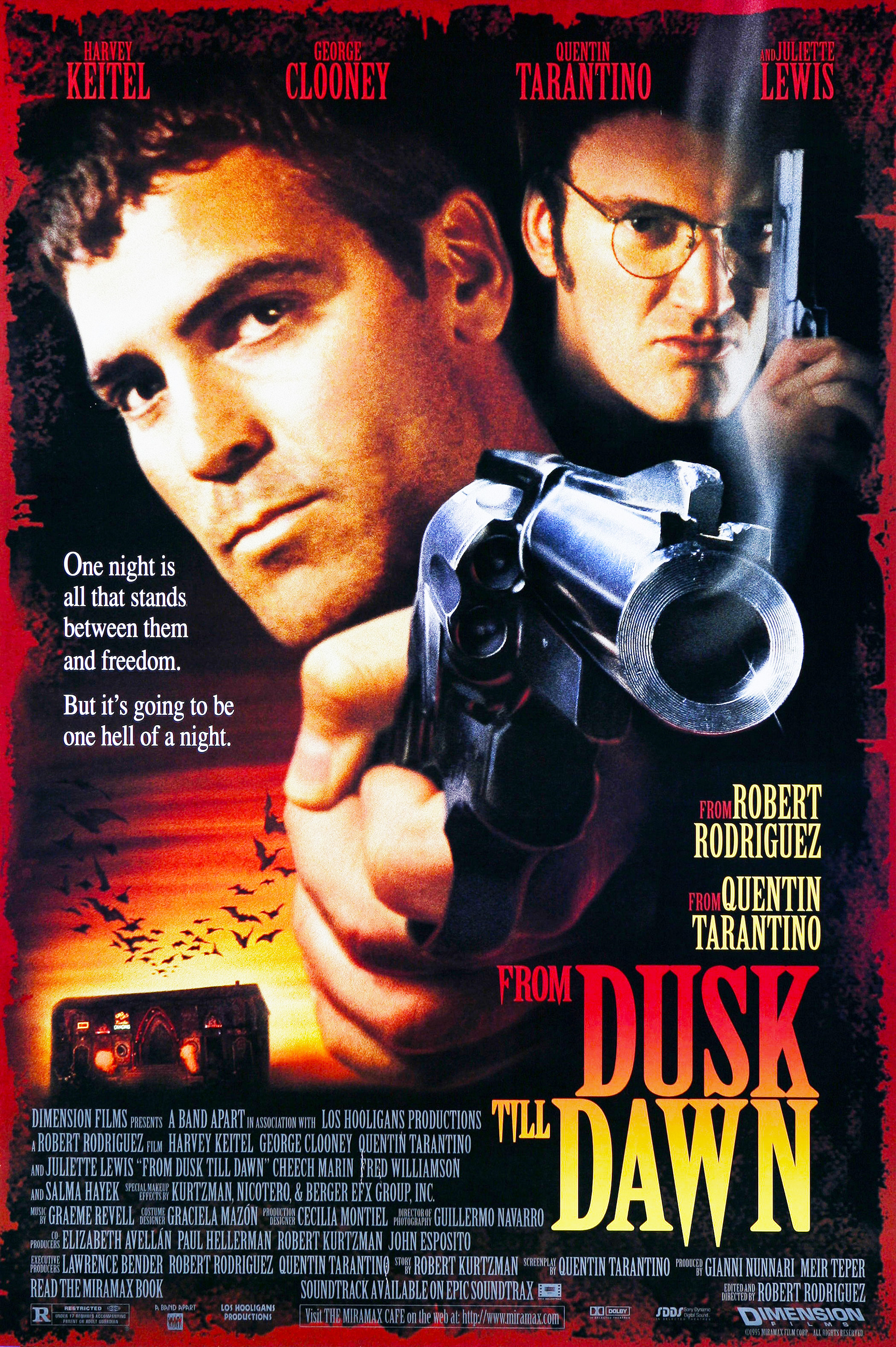 Mega Sized Movie Poster Image for From Dusk Till Dawn (#1 of 4)