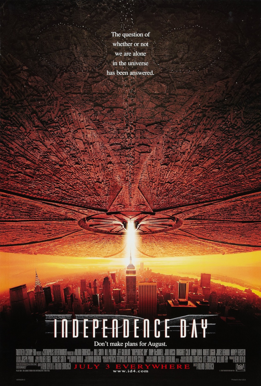 Extra Large Movie Poster Image for Independence Day (#3 of 4)