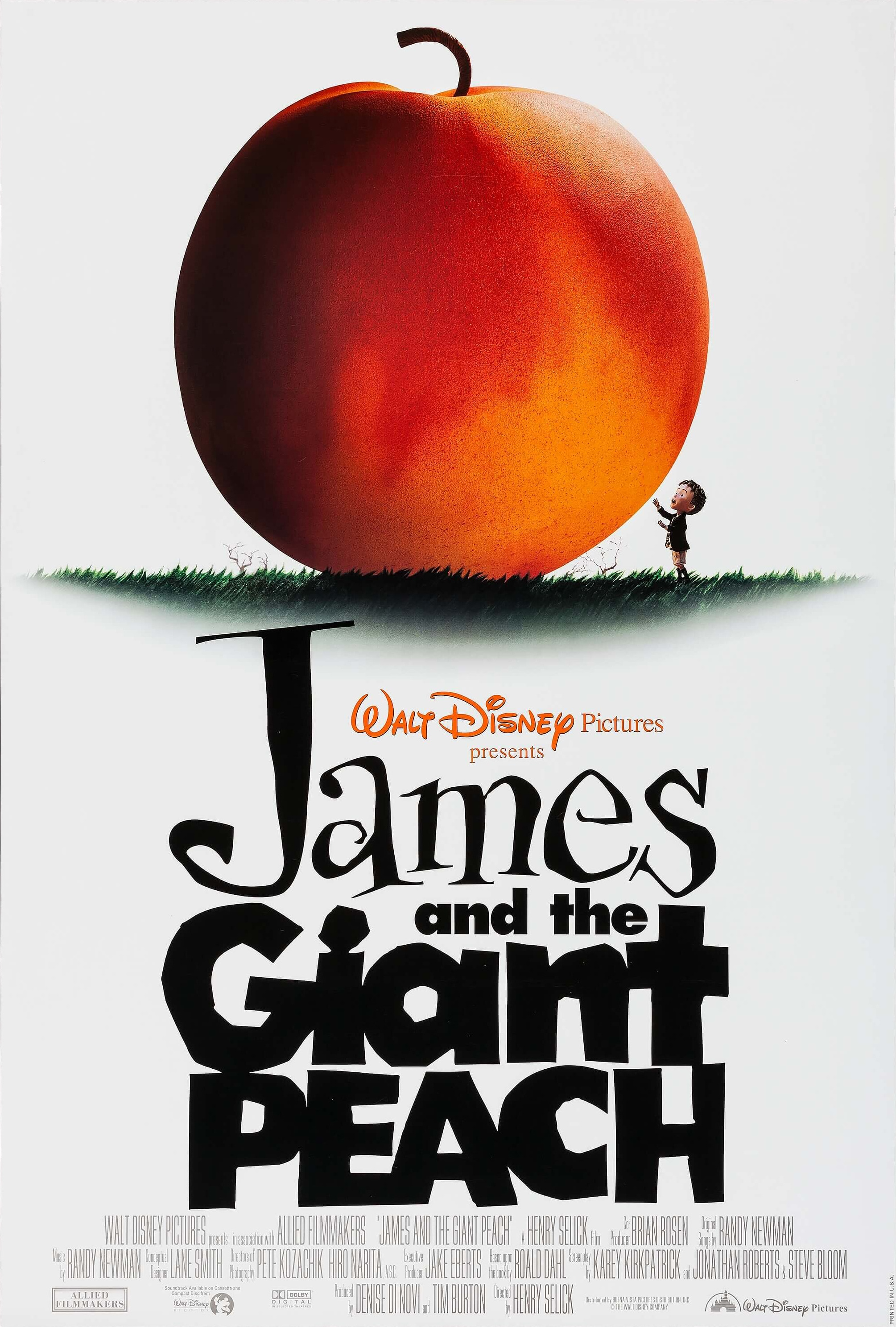 Mega Sized Movie Poster Image for James And The Giant Peach (#1 of 3)