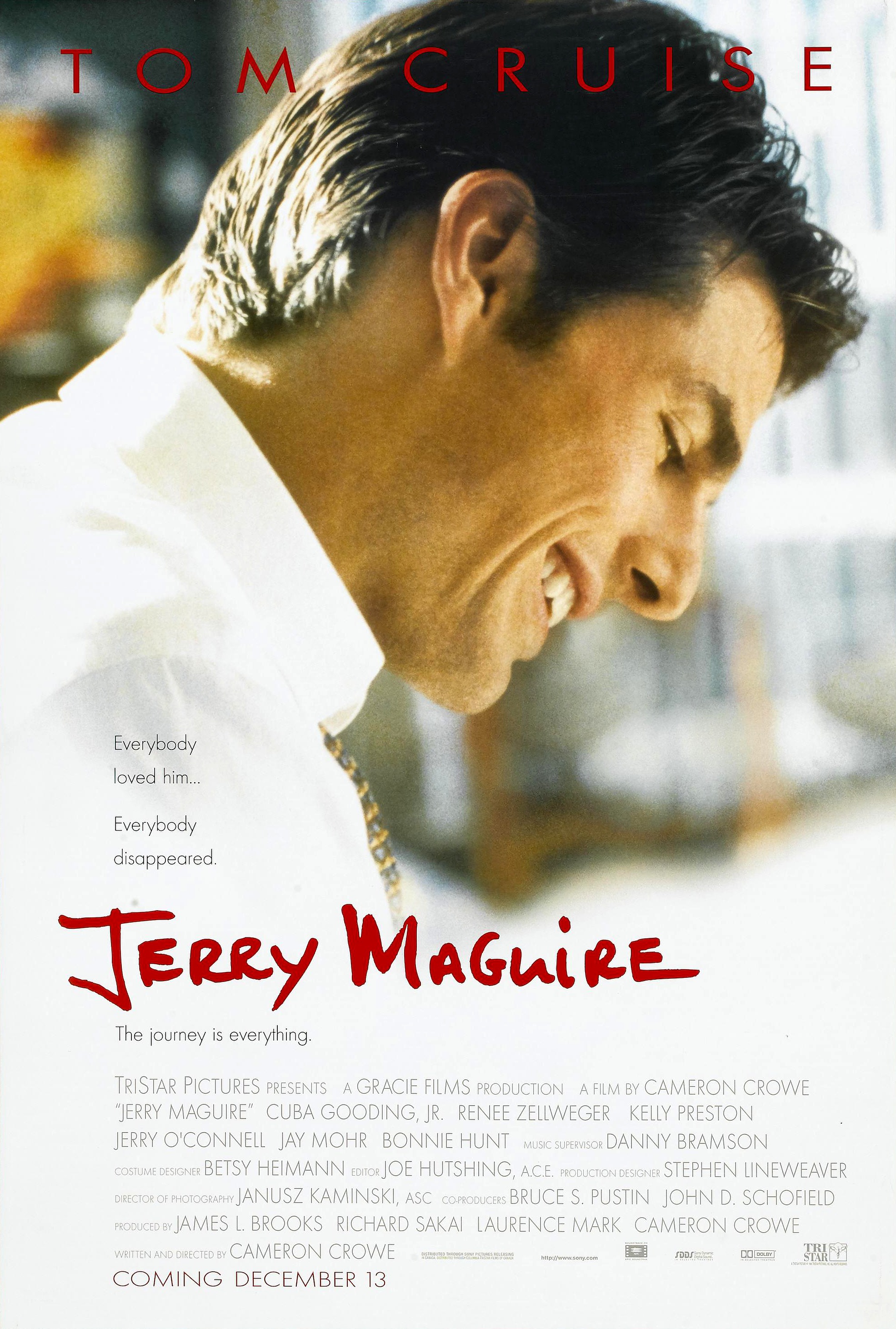 Mega Sized Movie Poster Image for Jerry Maguire 