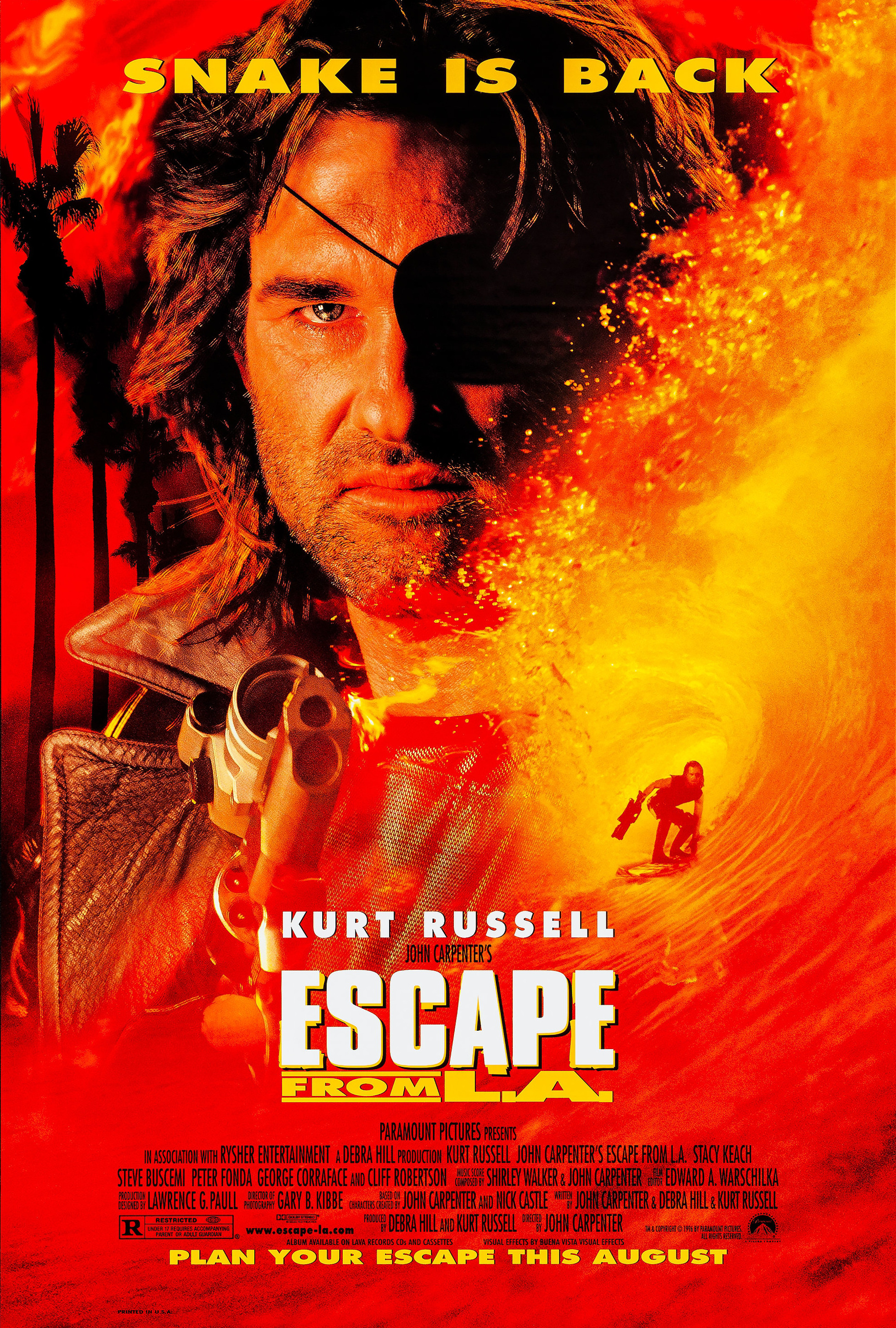 Mega Sized Movie Poster Image for John Carpenter's Escape From LA (#2 of 2)