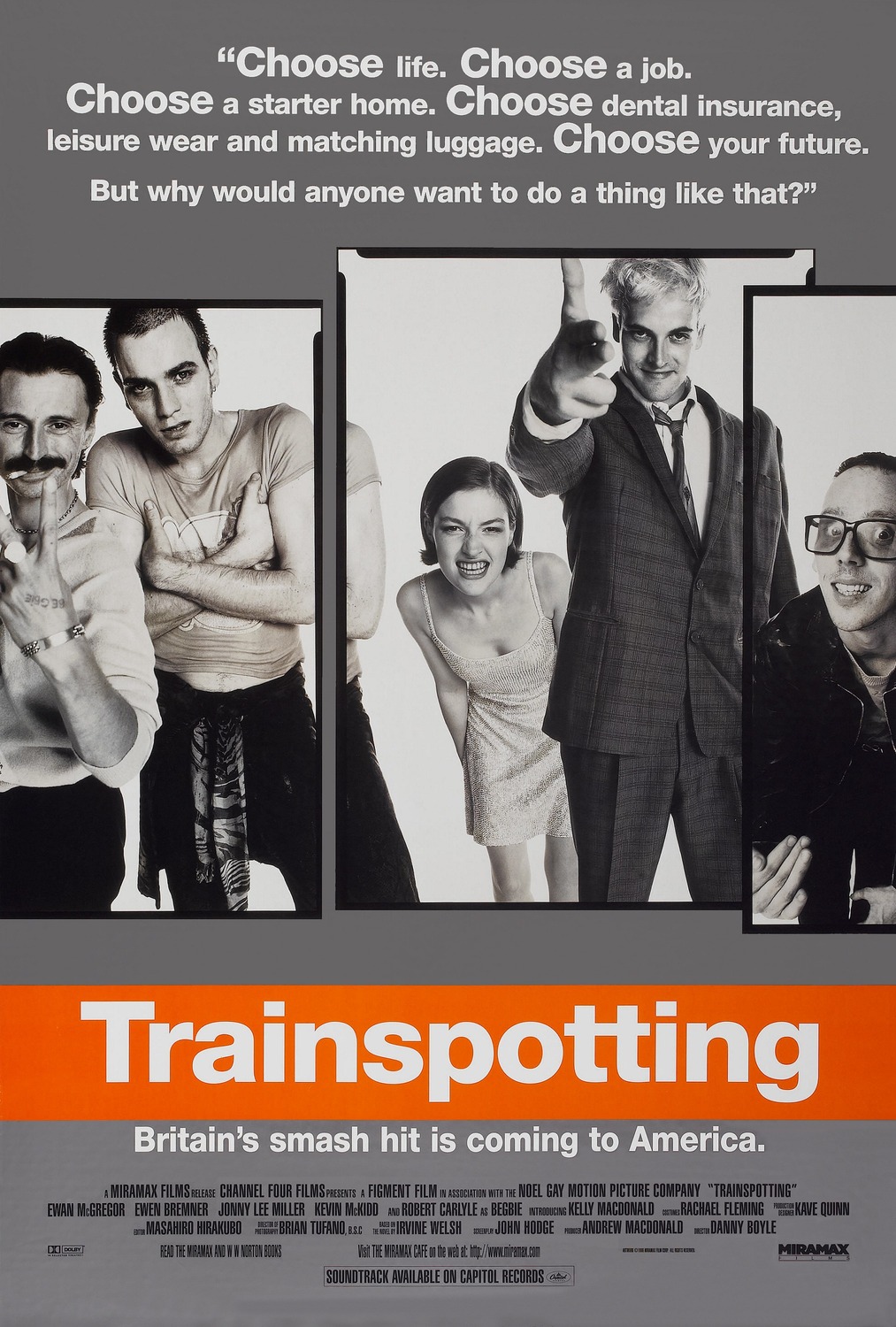 Extra Large Movie Poster Image for Trainspotting (#3 of 9)