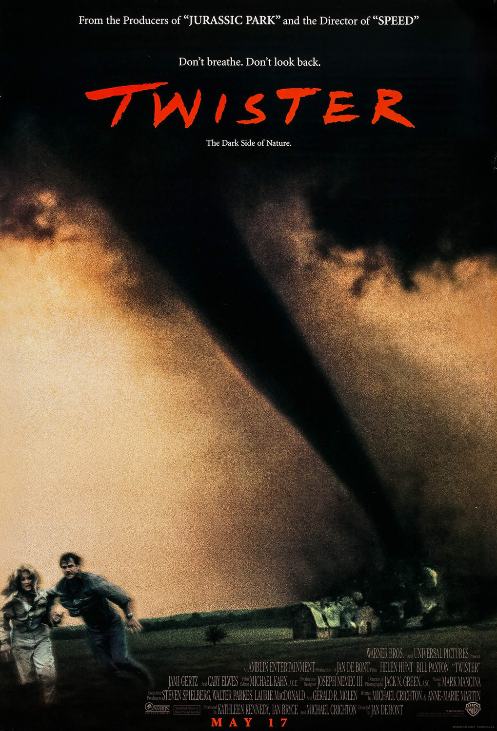 Extra Large Movie Poster Image for Twister (#2 of 2)