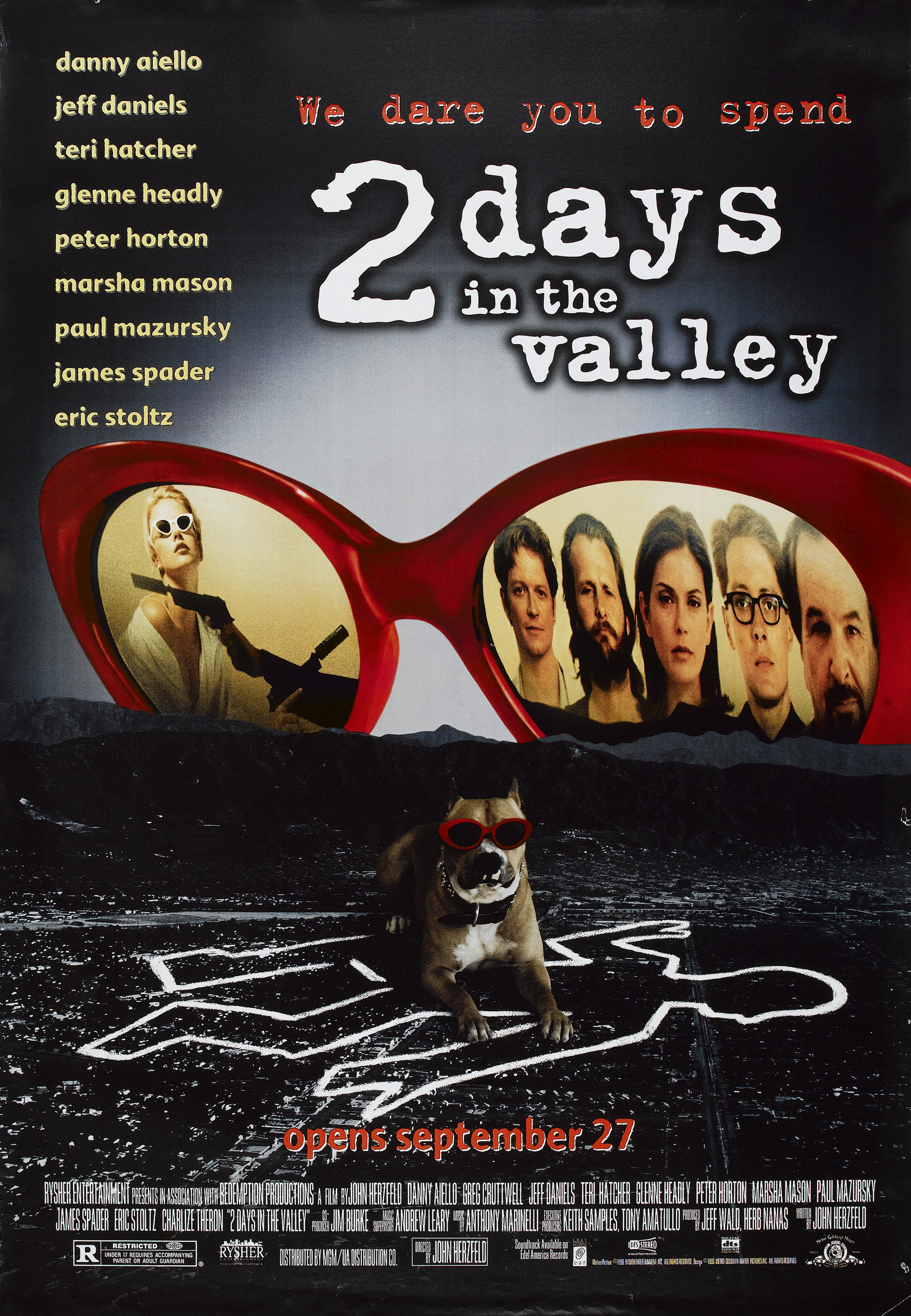 Mega Sized Movie Poster Image for 2 Days In The Valley (#1 of 2)