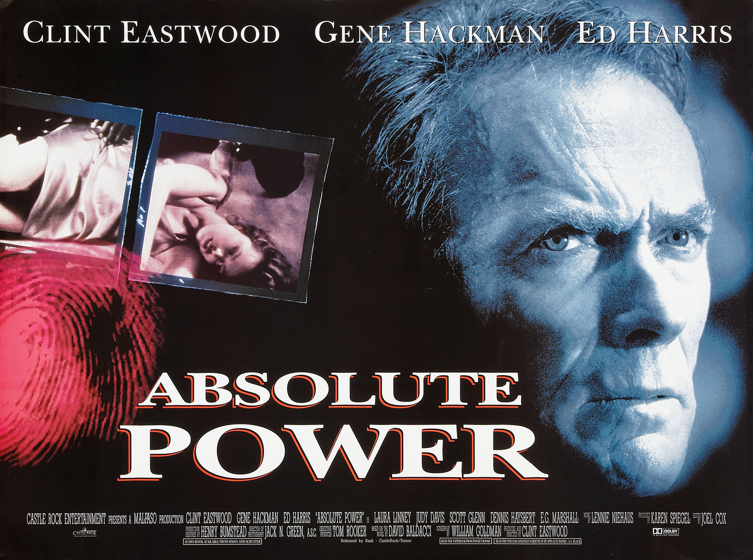 Extra Large Movie Poster Image for Absolute Power (#3 of 4)