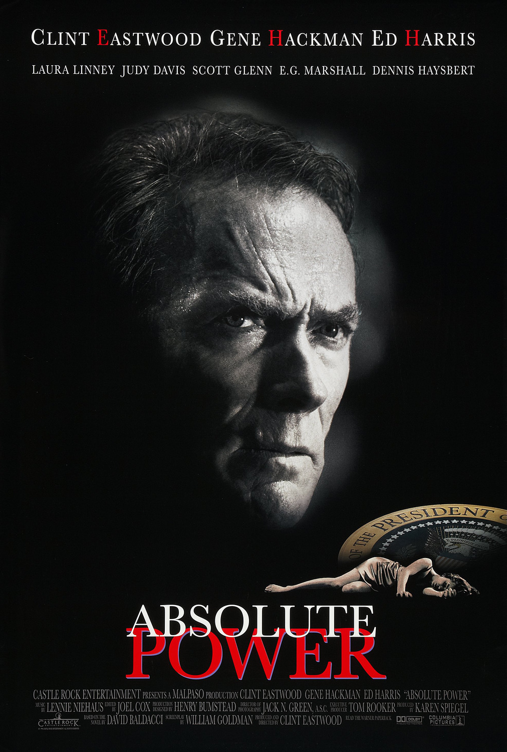 Extra Large Movie Poster Image for Absolute Power (#1 of 4)