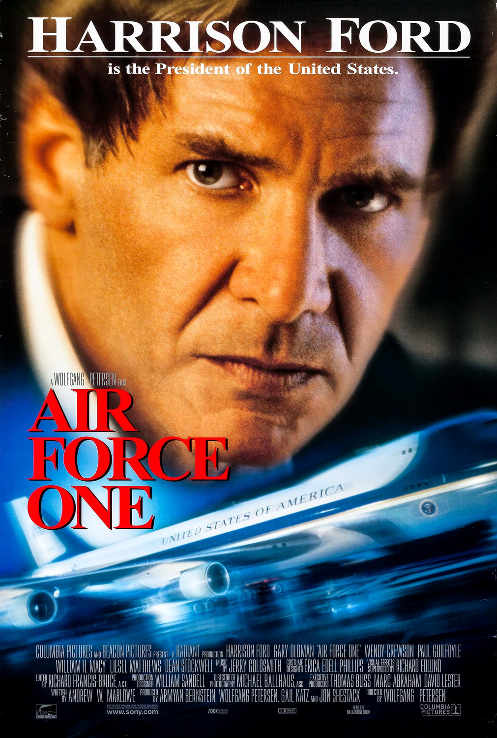 Extra Large Movie Poster Image for Air Force One (#1 of 5)