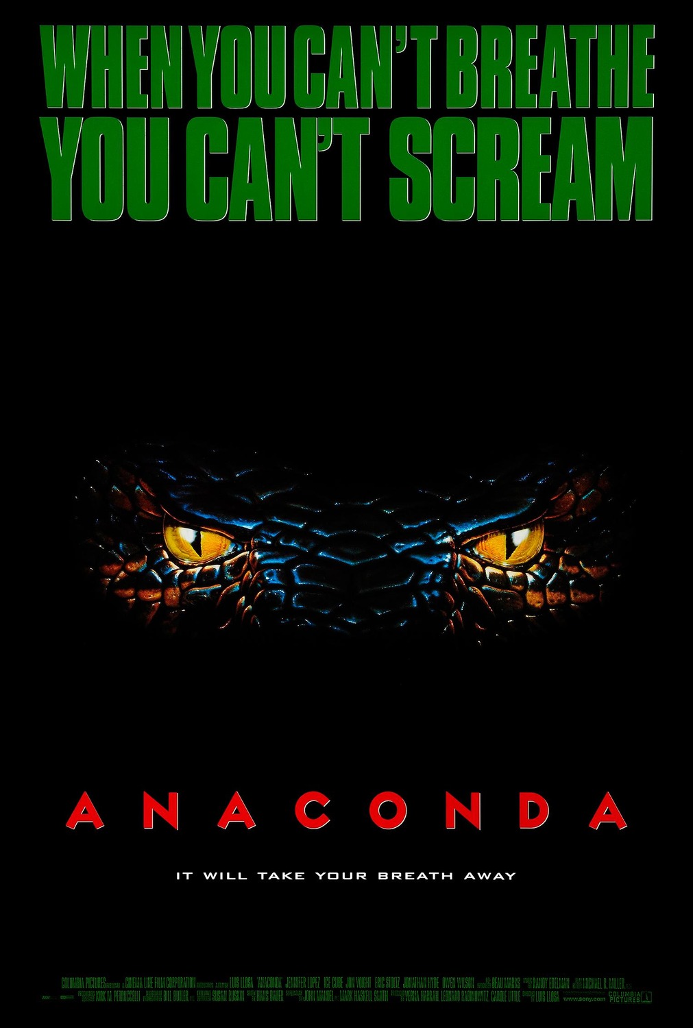Extra Large Movie Poster Image for Anaconda (#2 of 2)