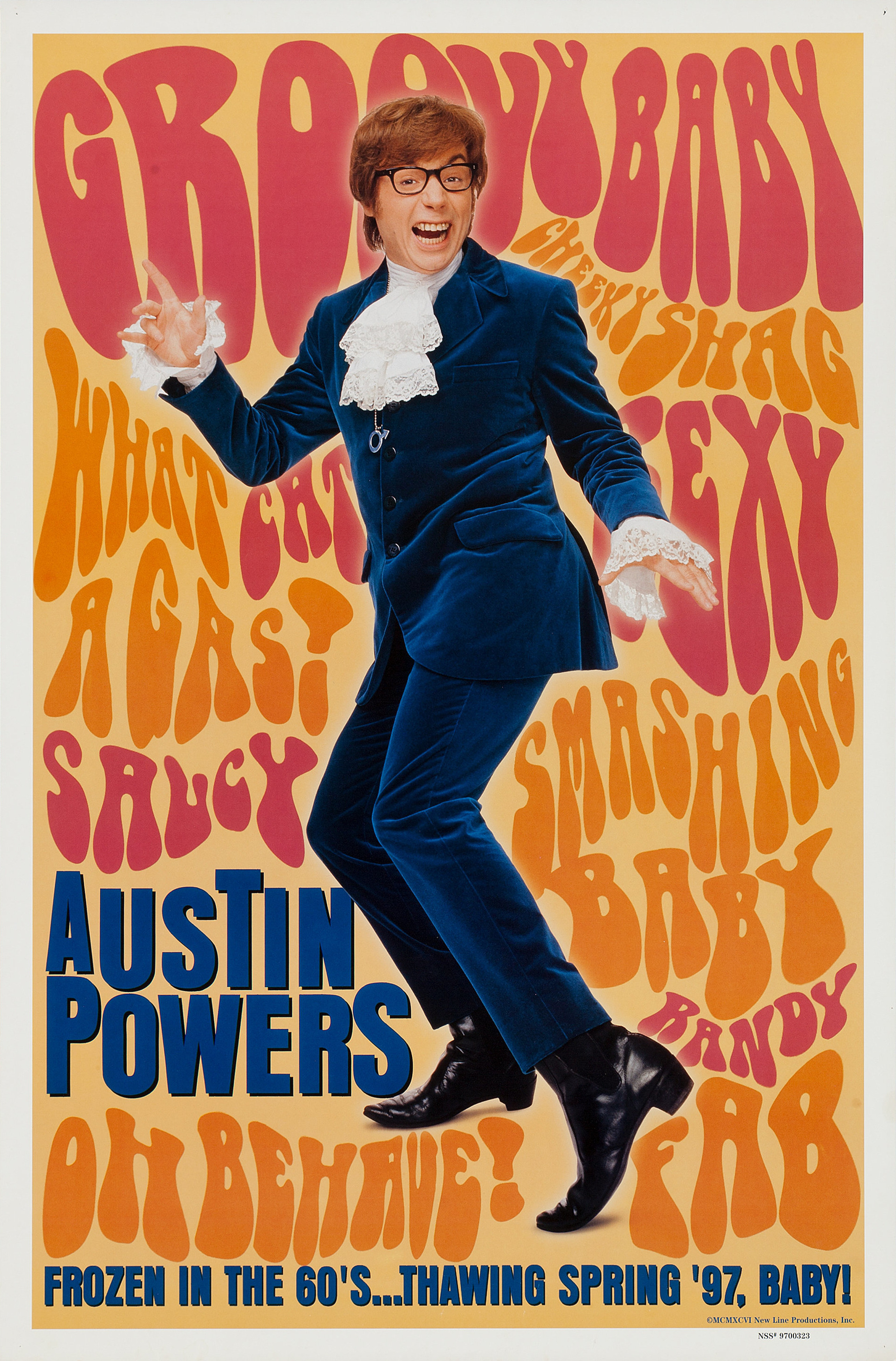 Mega Sized Movie Poster Image for Austin Powers: International Man Of Mystery (#4 of 5)