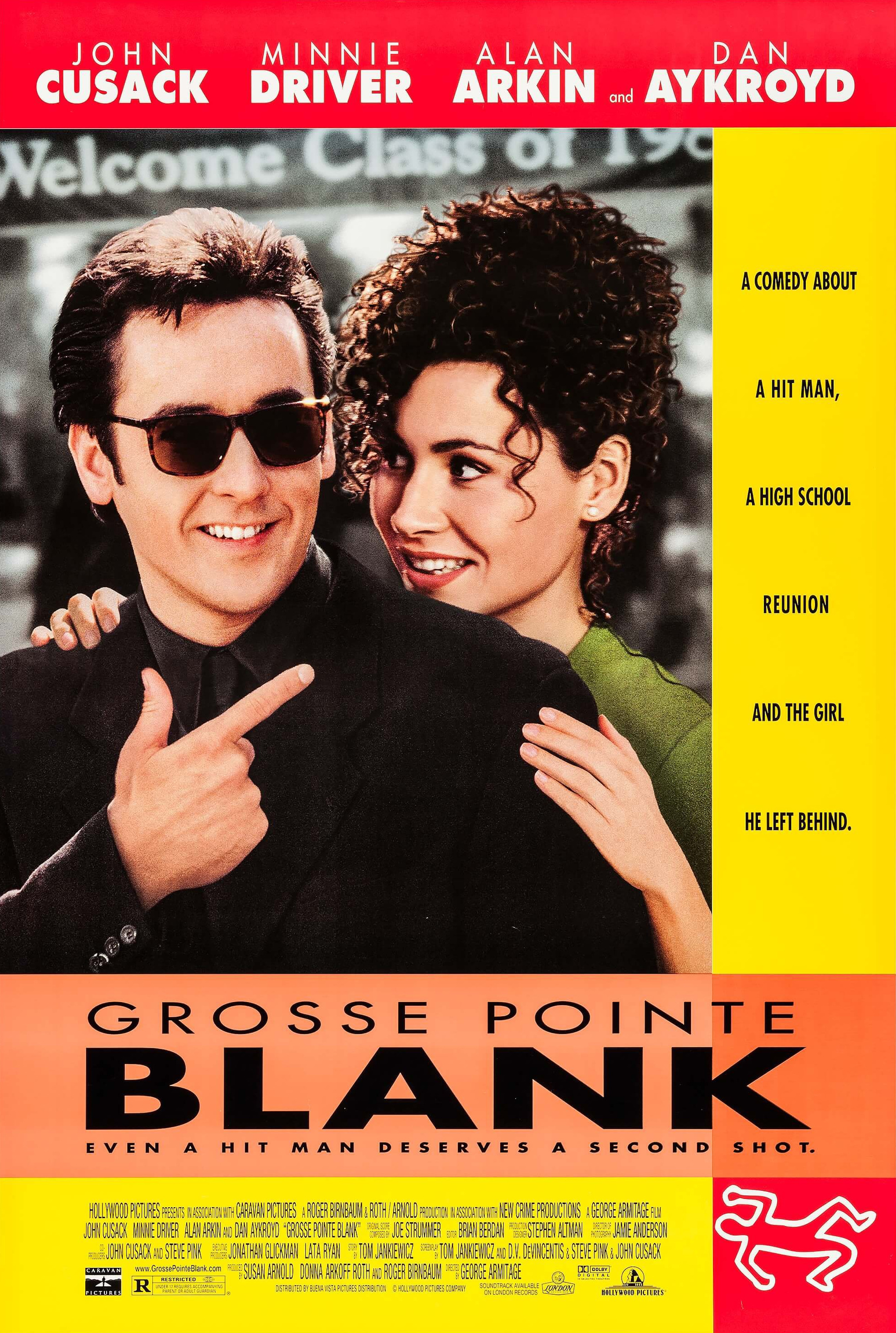 Mega Sized Movie Poster Image for Grosse Pointe Blank (#1 of 2)