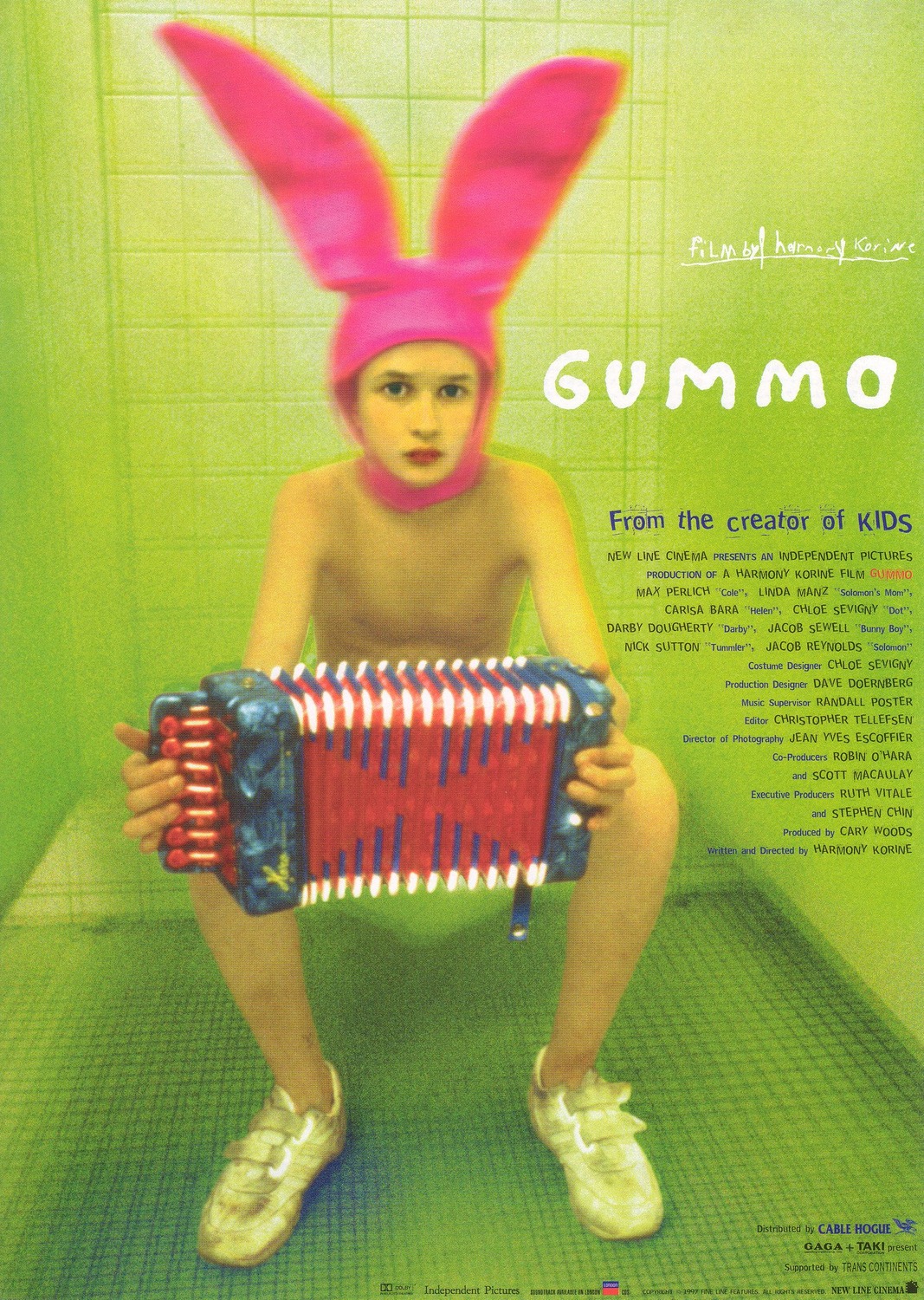 Extra Large Movie Poster Image for Gummo (#2 of 2)