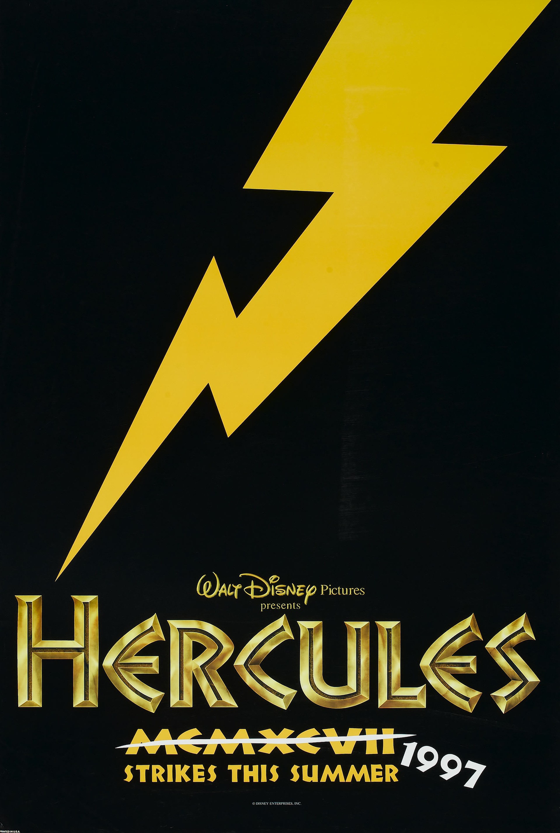 Mega Sized Movie Poster Image for Hercules (#1 of 13)