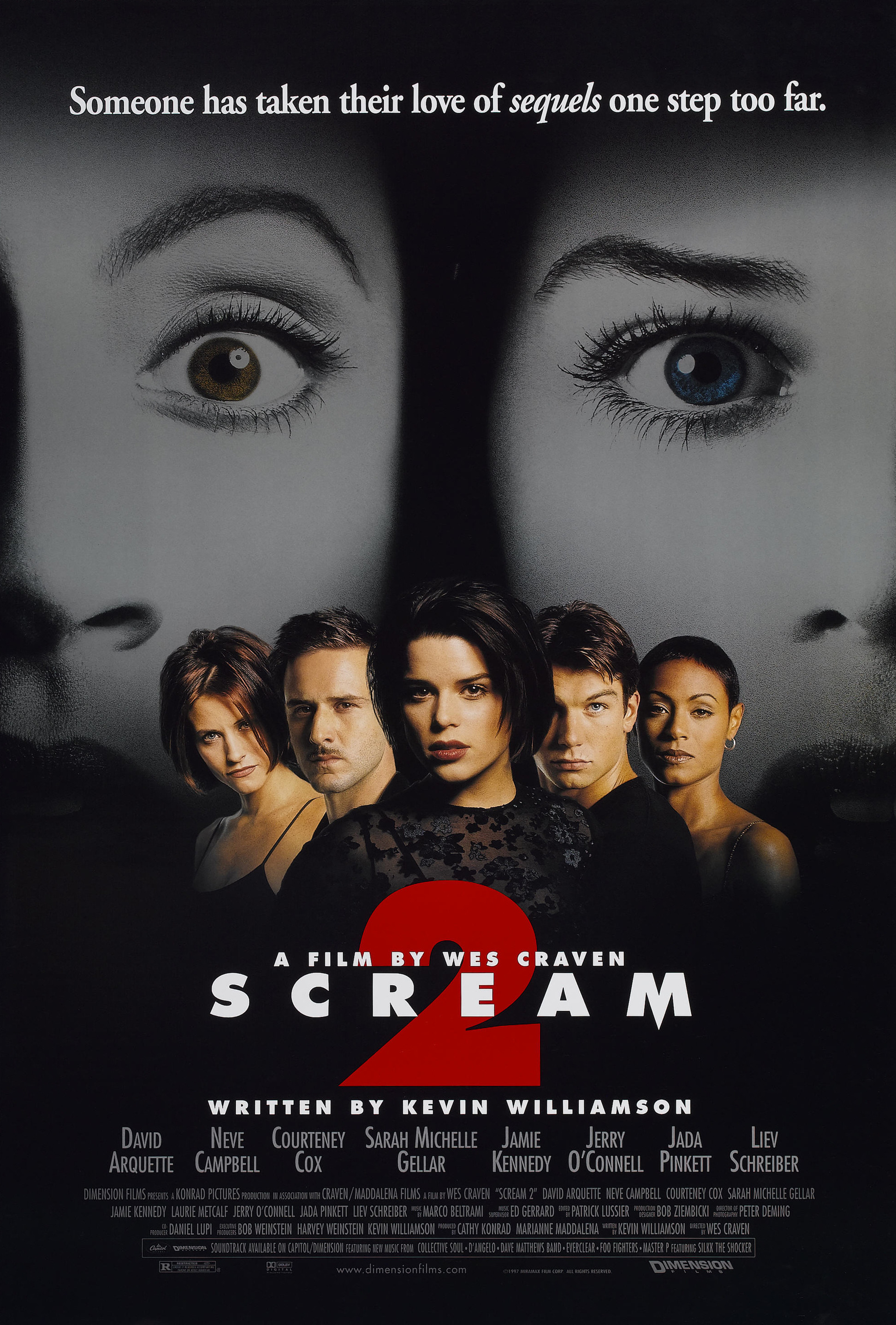 Mega Sized Movie Poster Image for Scream 2 (#2 of 5)