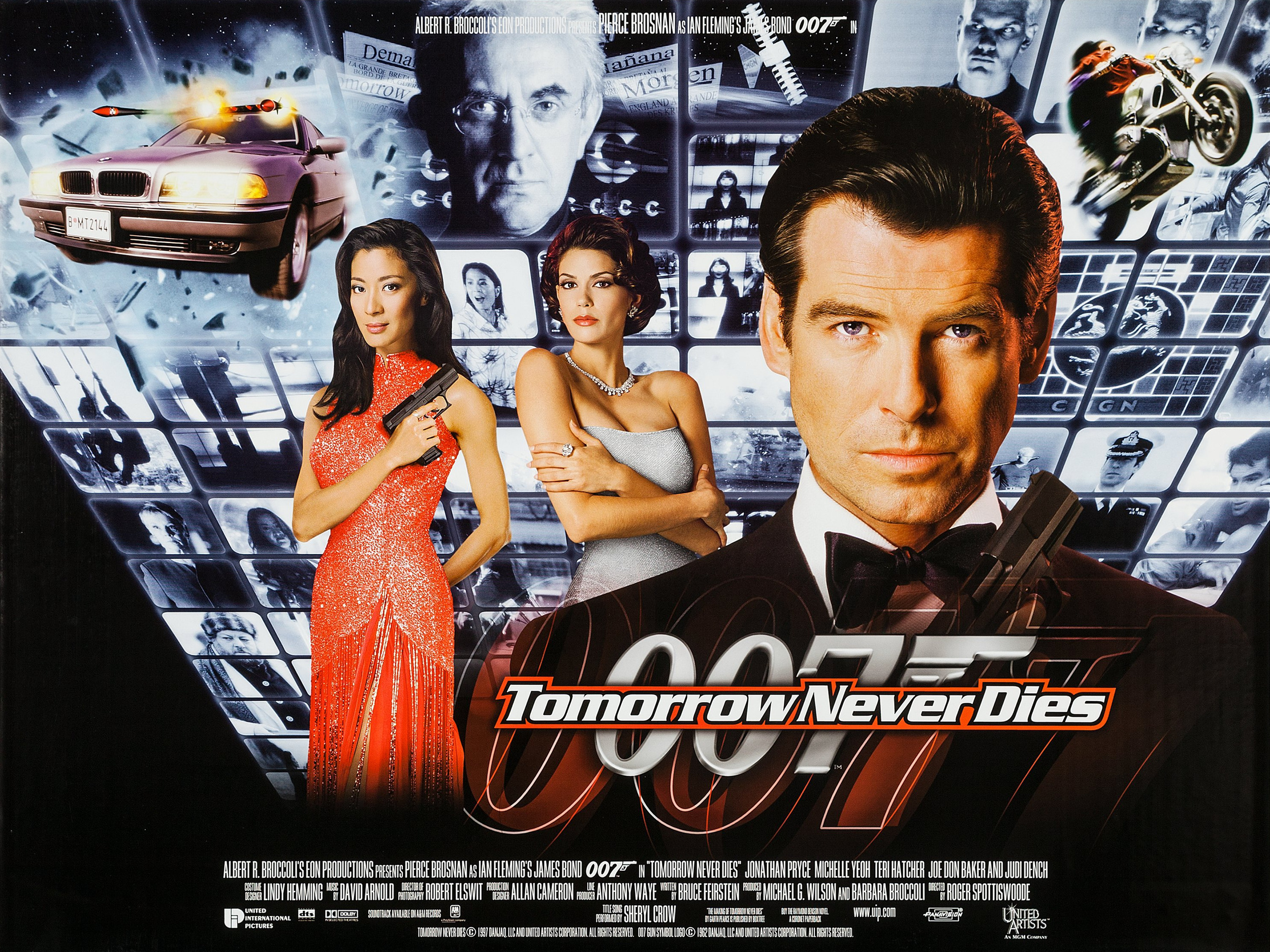 Mega Sized Movie Poster Image for Tomorrow Never Dies (#5 of 5)