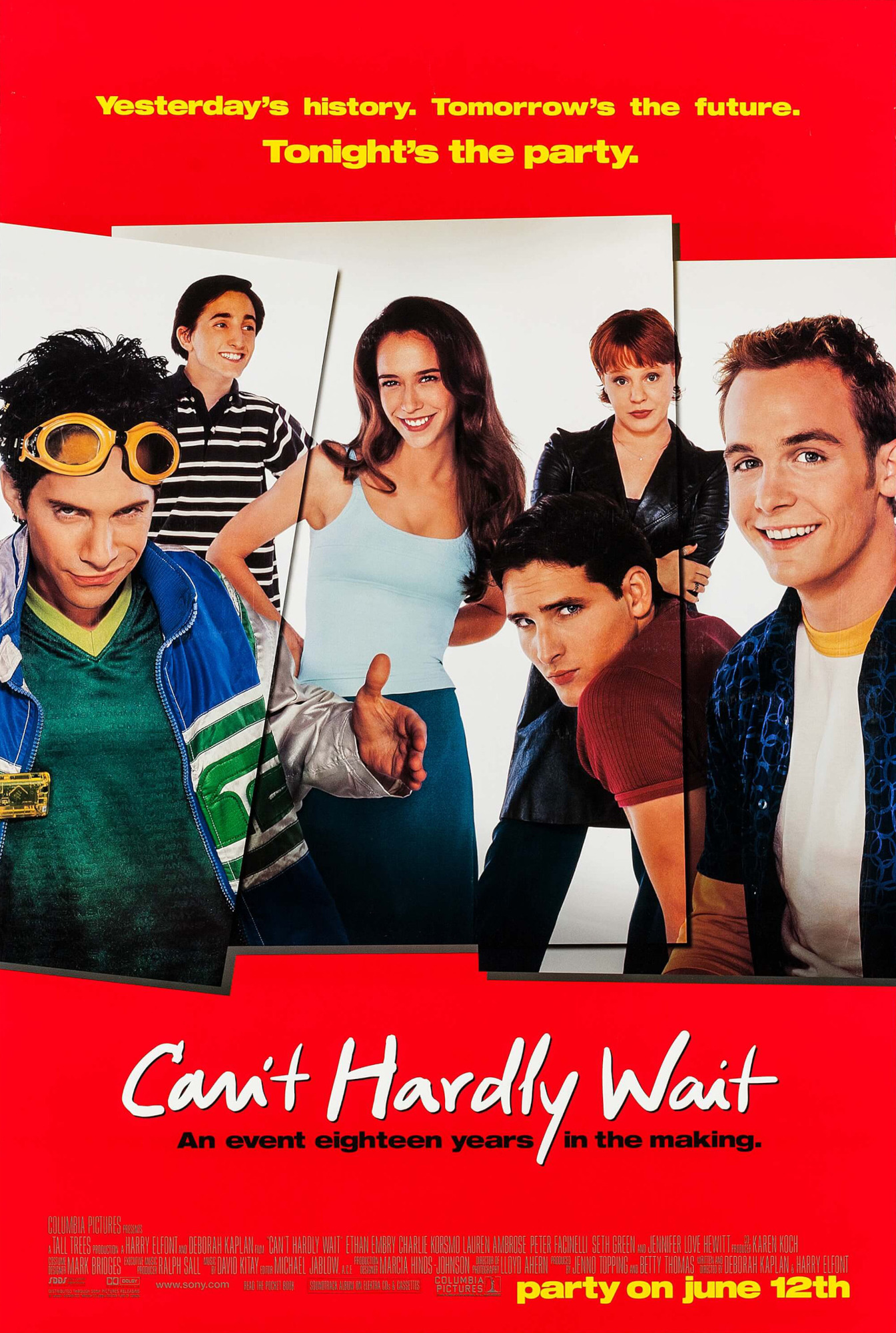 Mega Sized Movie Poster Image for Can't Hardly Wait (#1 of 2)