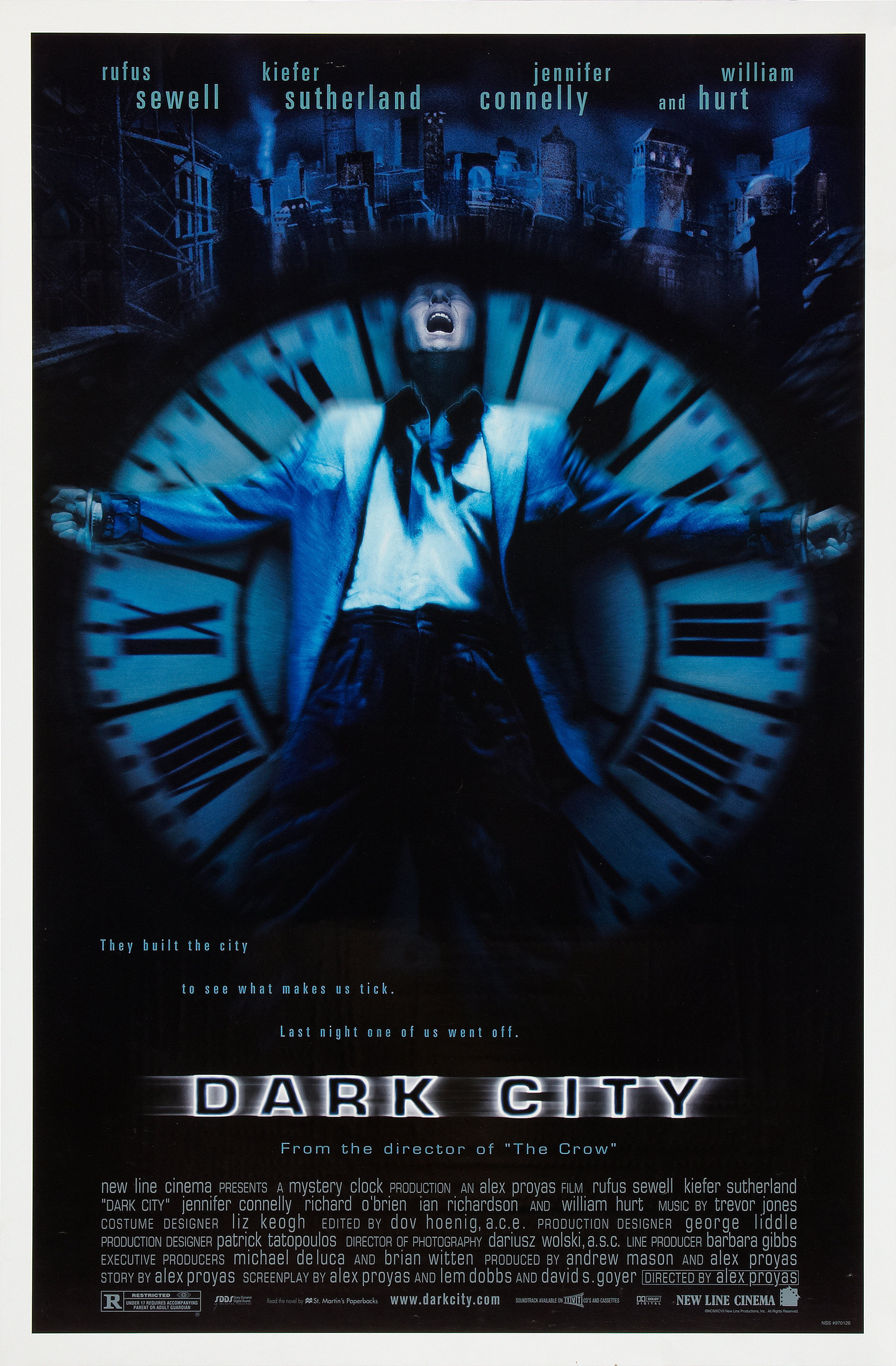 Mega Sized Movie Poster Image for Dark City (#1 of 2)