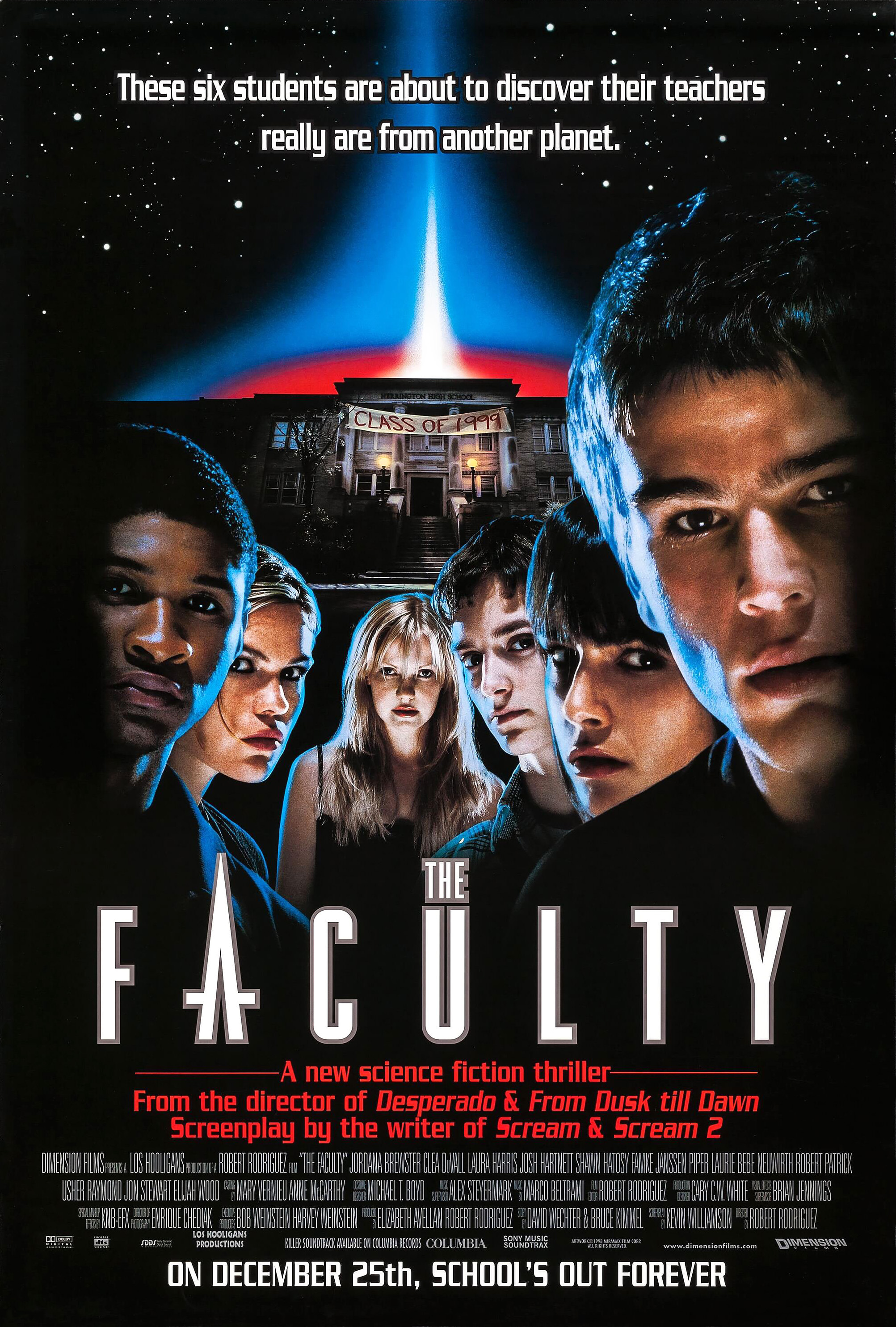 Mega Sized Movie Poster Image for The Faculty (#1 of 2)