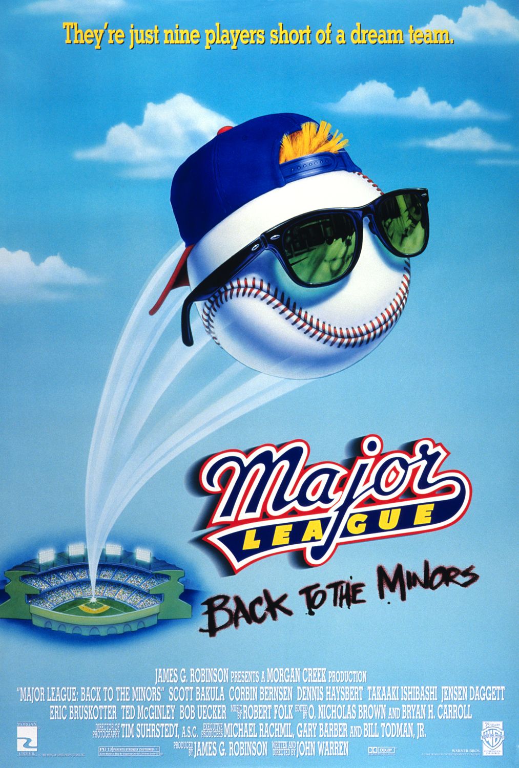 Extra Large Movie Poster Image for Major League: Back to the Minors 